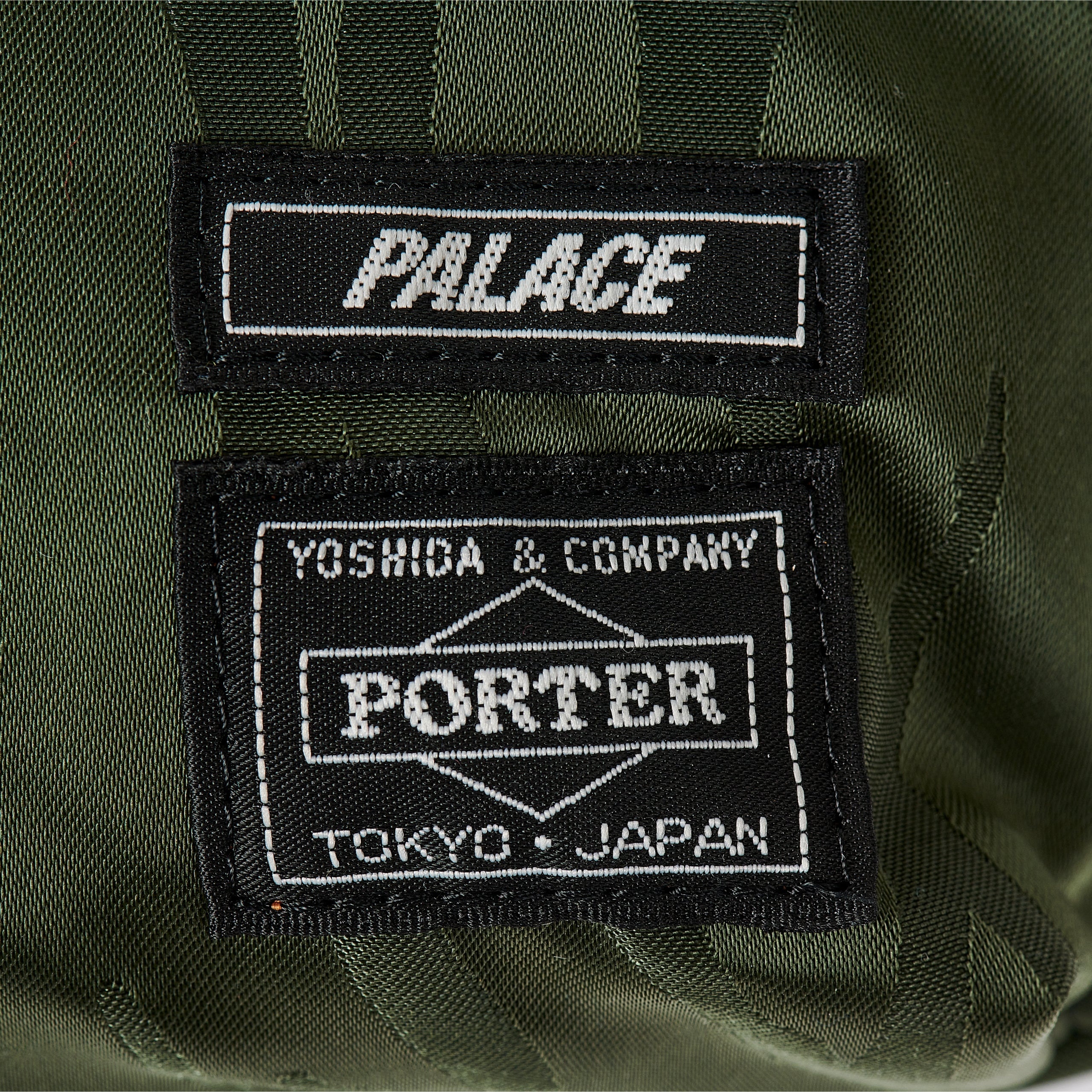 PALACE PORTER WAIST BAG OLIVE / JACQUARD - 4