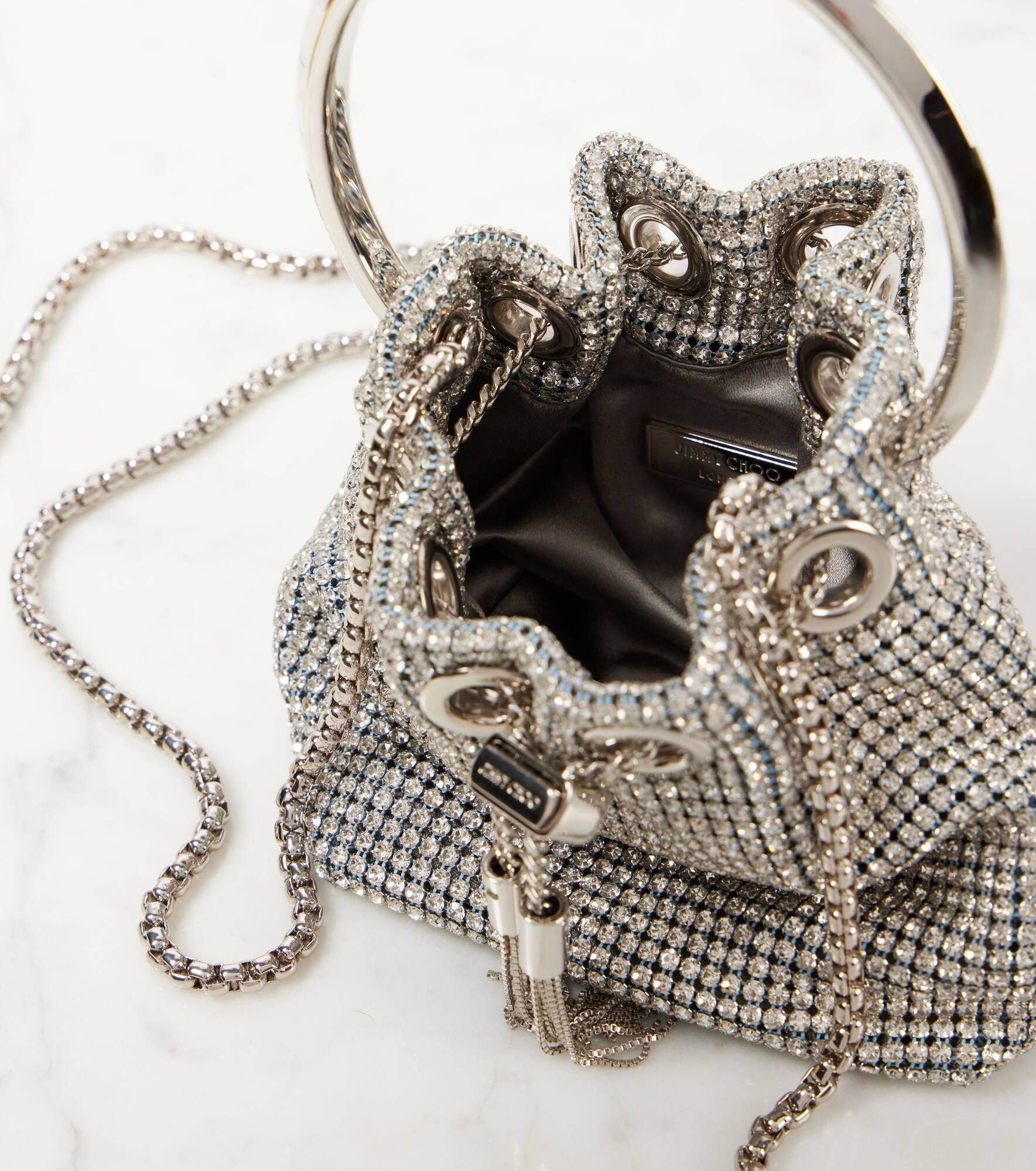 Bon Bon Micro embellished bucket bag - 3
