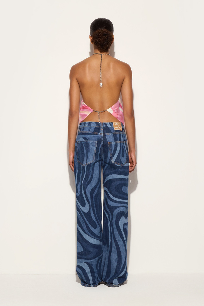 MARMO PRINT SILK TOP 4
