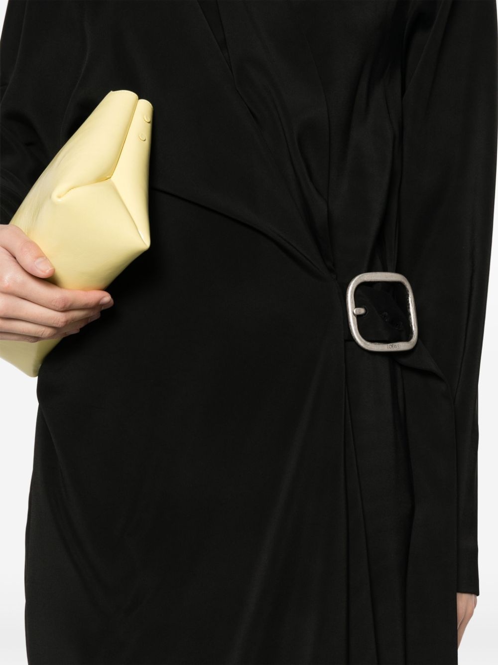 belted midi dress - 5