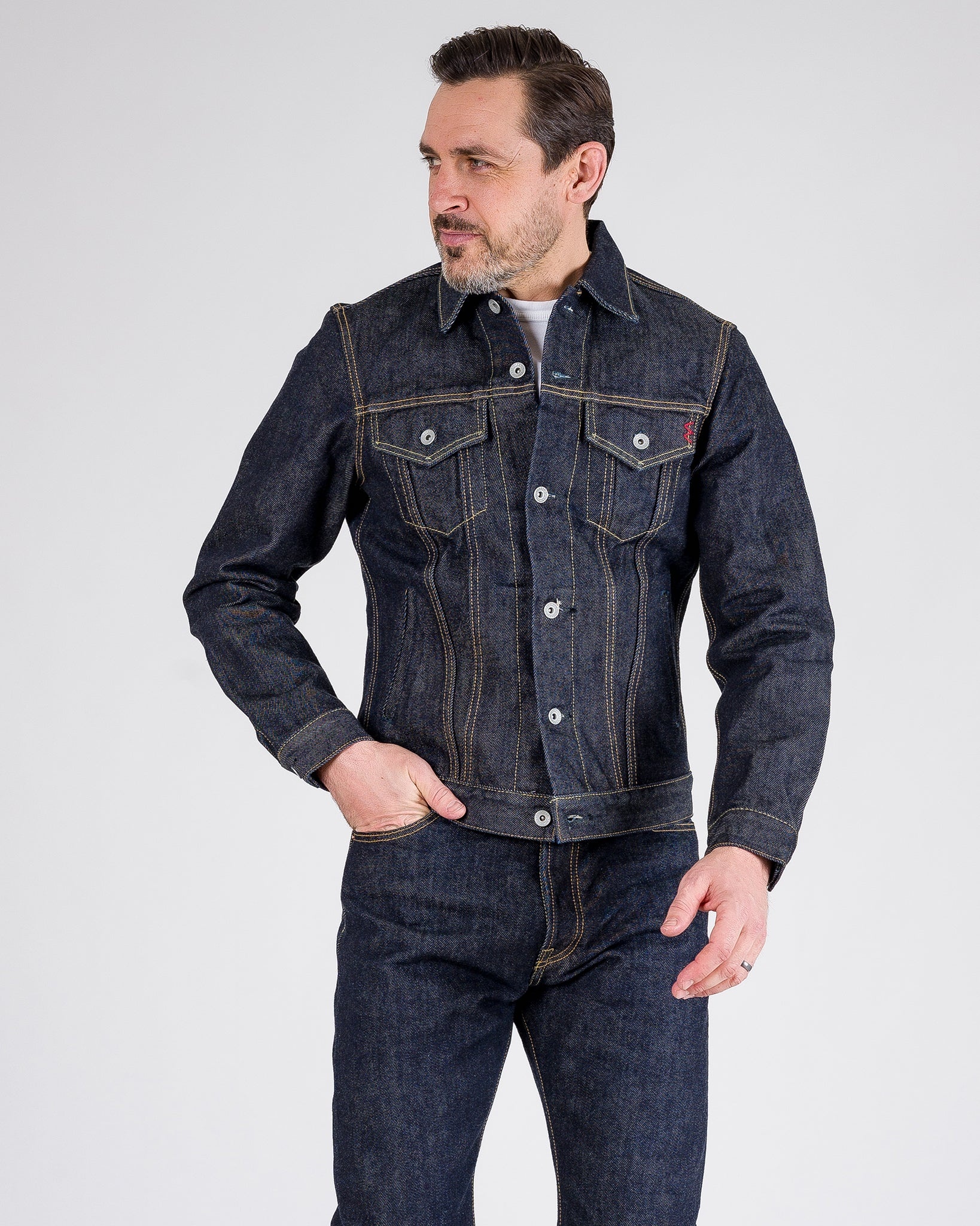 IH-526PJ 21oz Selvedge Denim Modified Type III Jacket - Indigo - 2