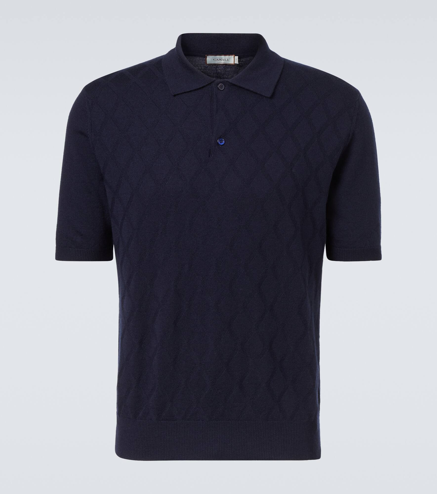 Wool polo shirt - 1