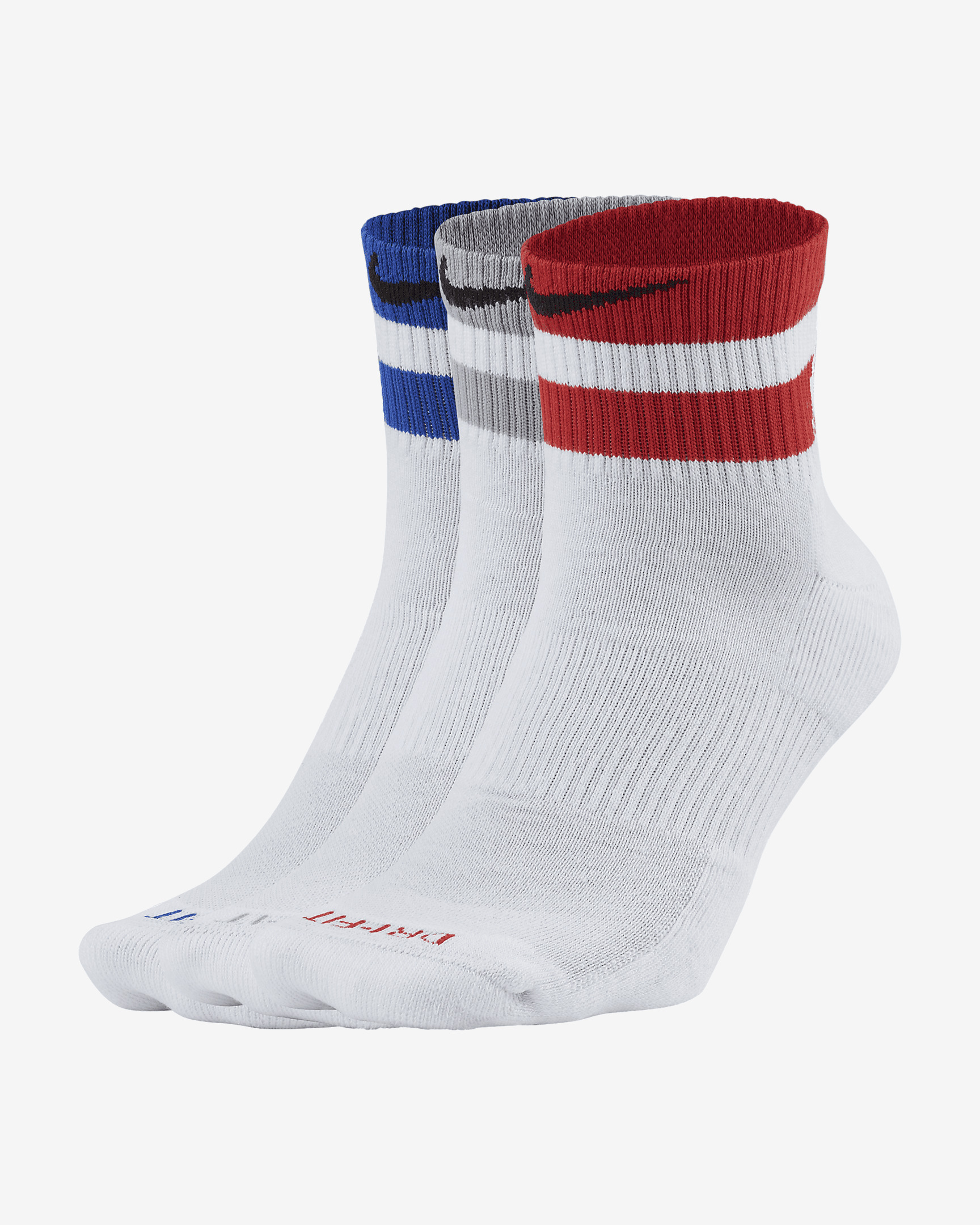 Nike Everyday Plus Cushioned Training Ankle Socks (3 Pairs) - 1