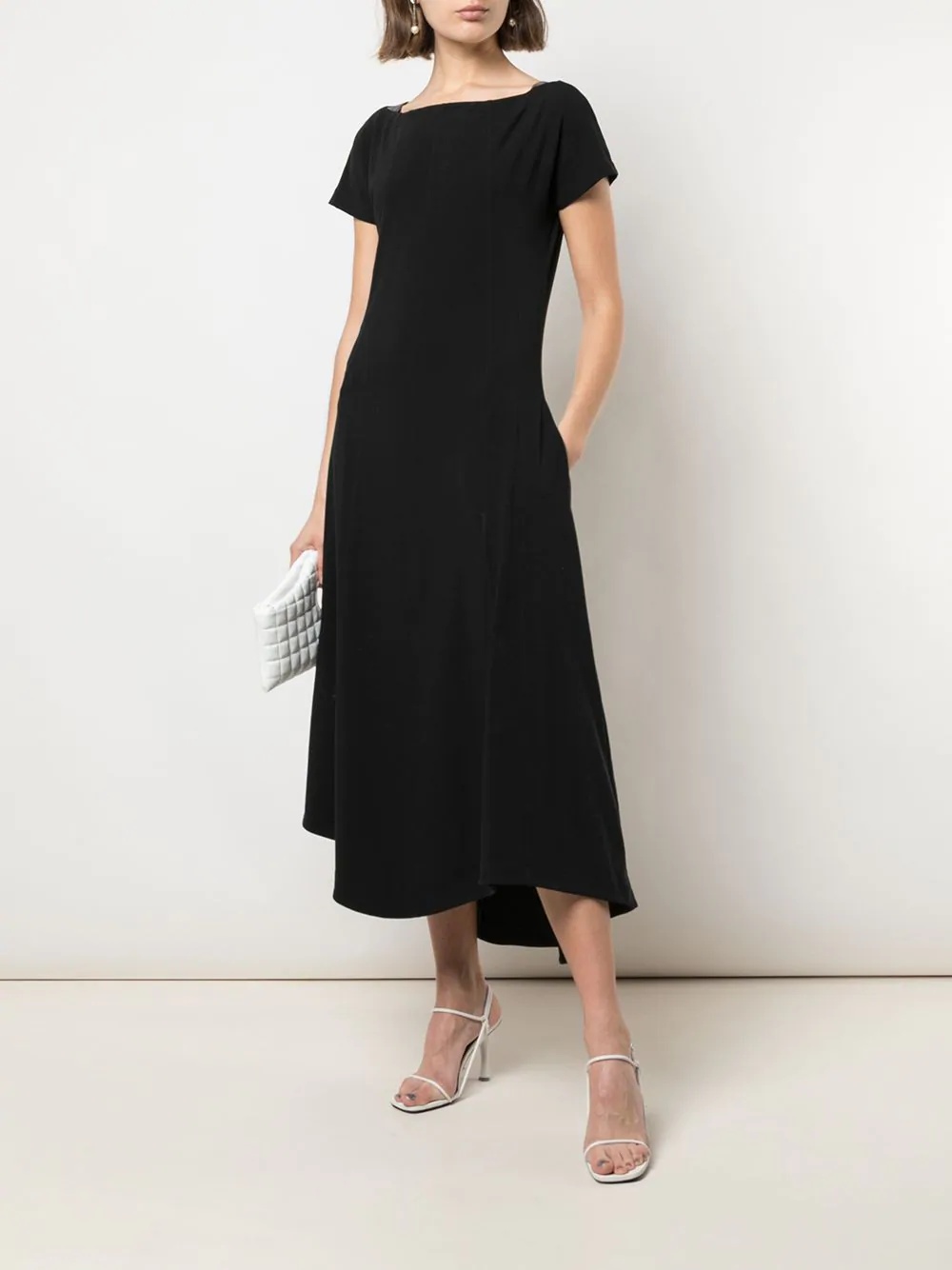 short sleeve midi dress - 2