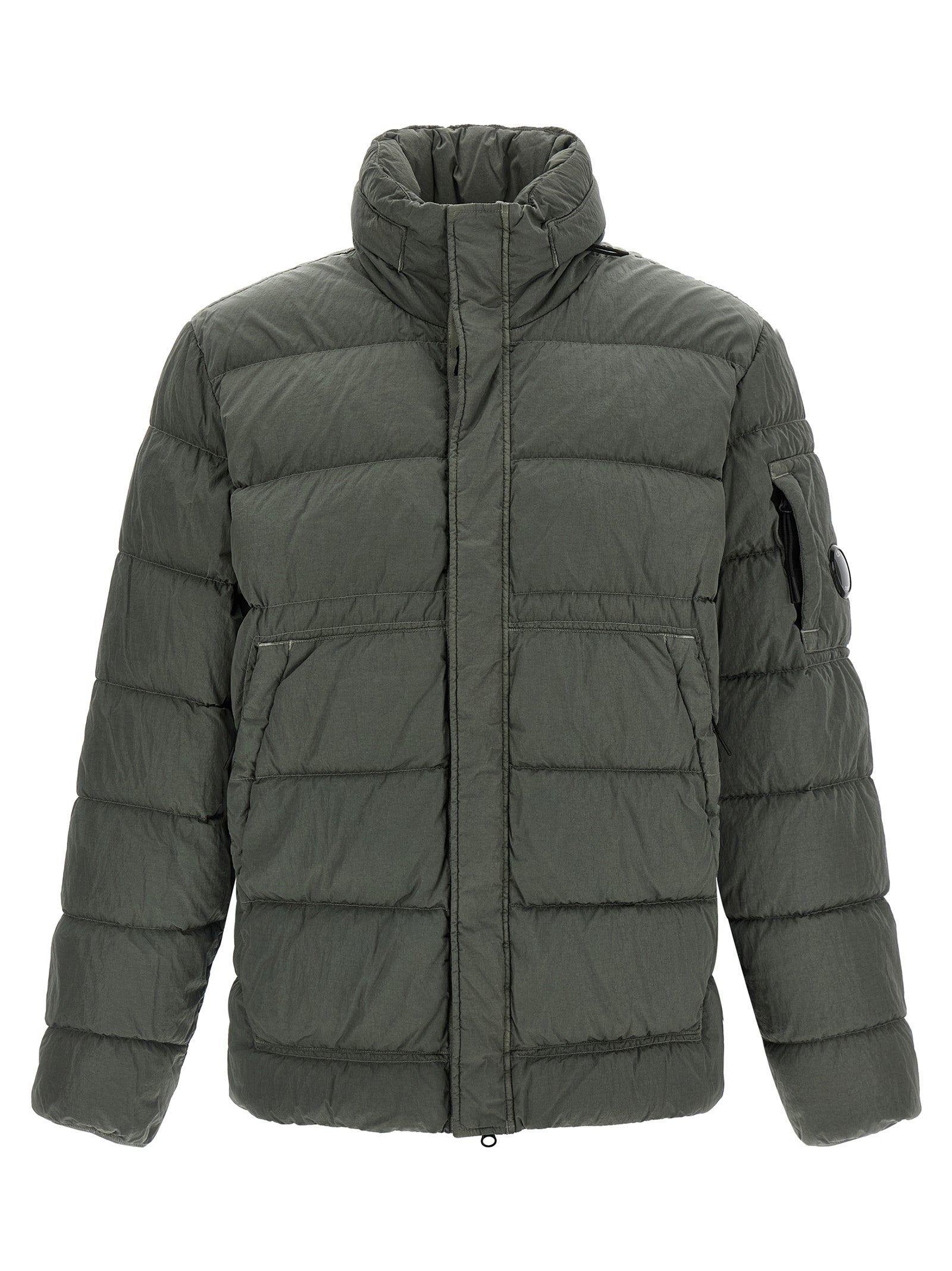 Removable Hood Down Jacket Puffer Jackets Gray - 1