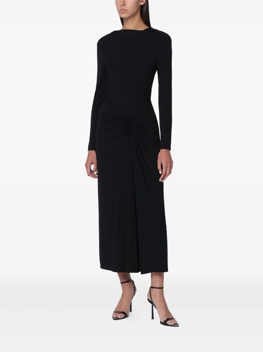 Ruched midi dress - 1