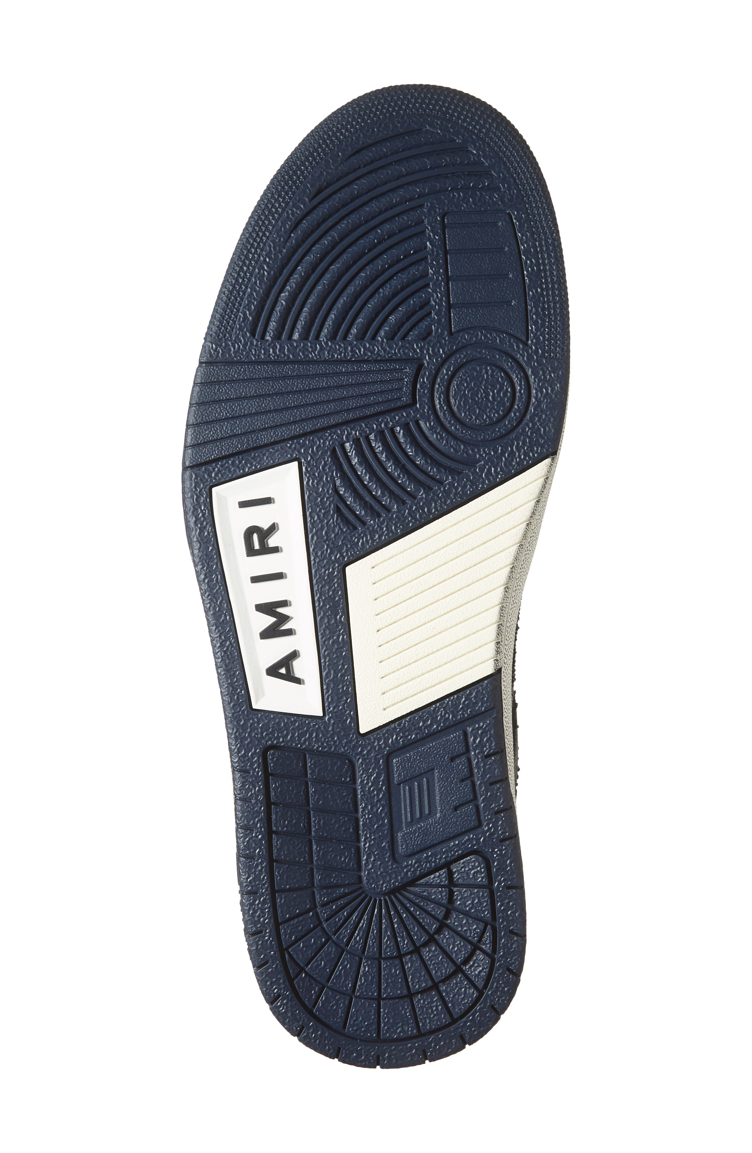 AMIRI Denim Skel Low Top Sneaker in Wet Shimmer at Nordstrom - 6