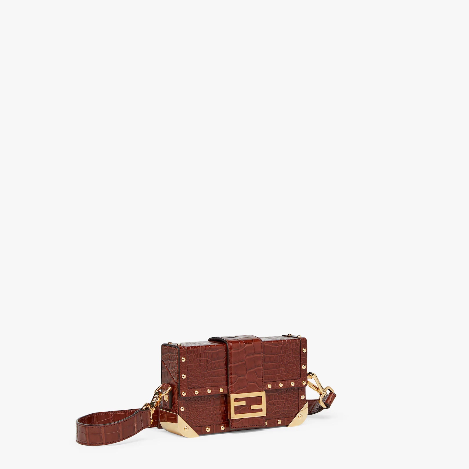 Brown alligator bag - 2