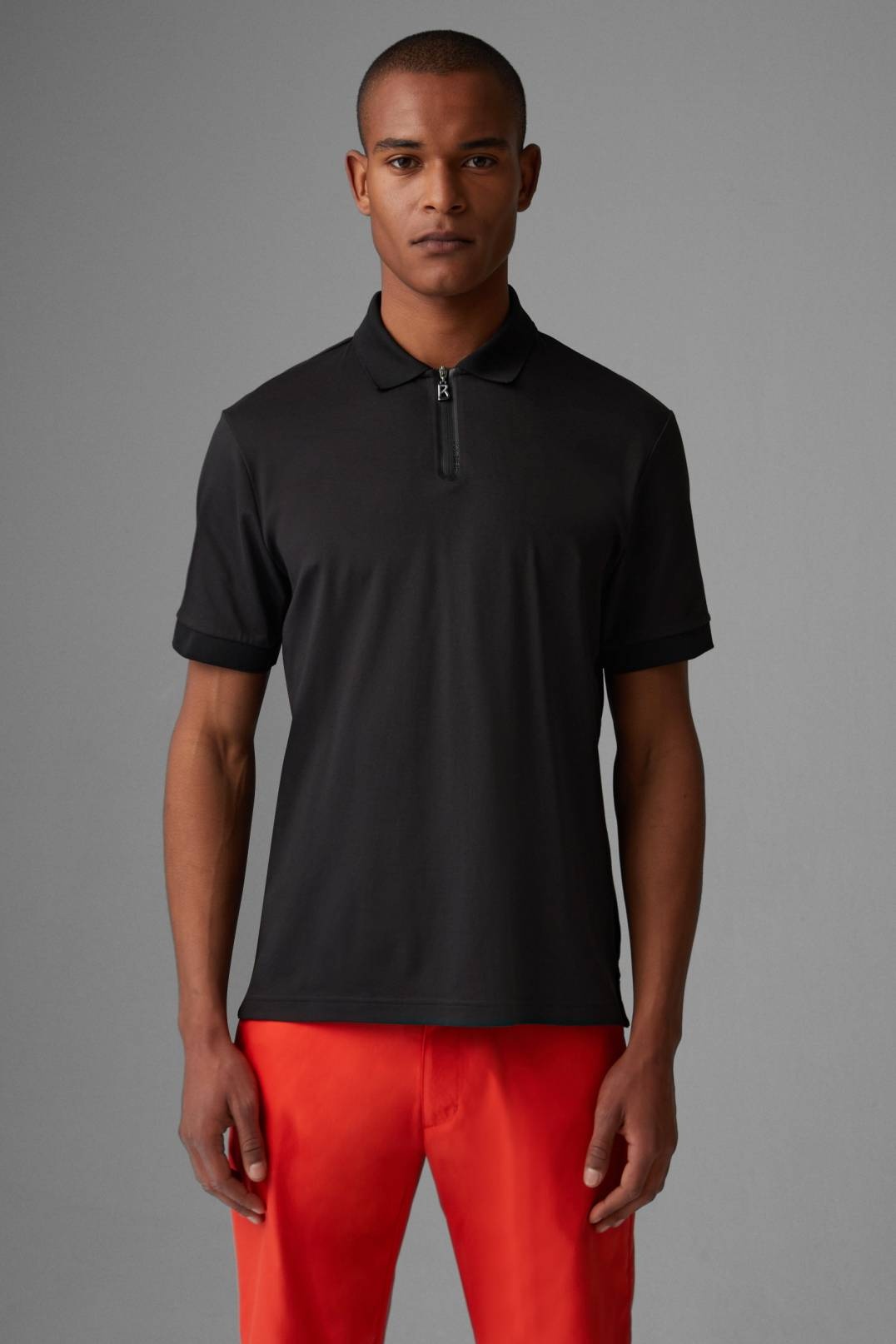 NORAN FUNCTIONAL POLO SHIRT IN BLACK - 2