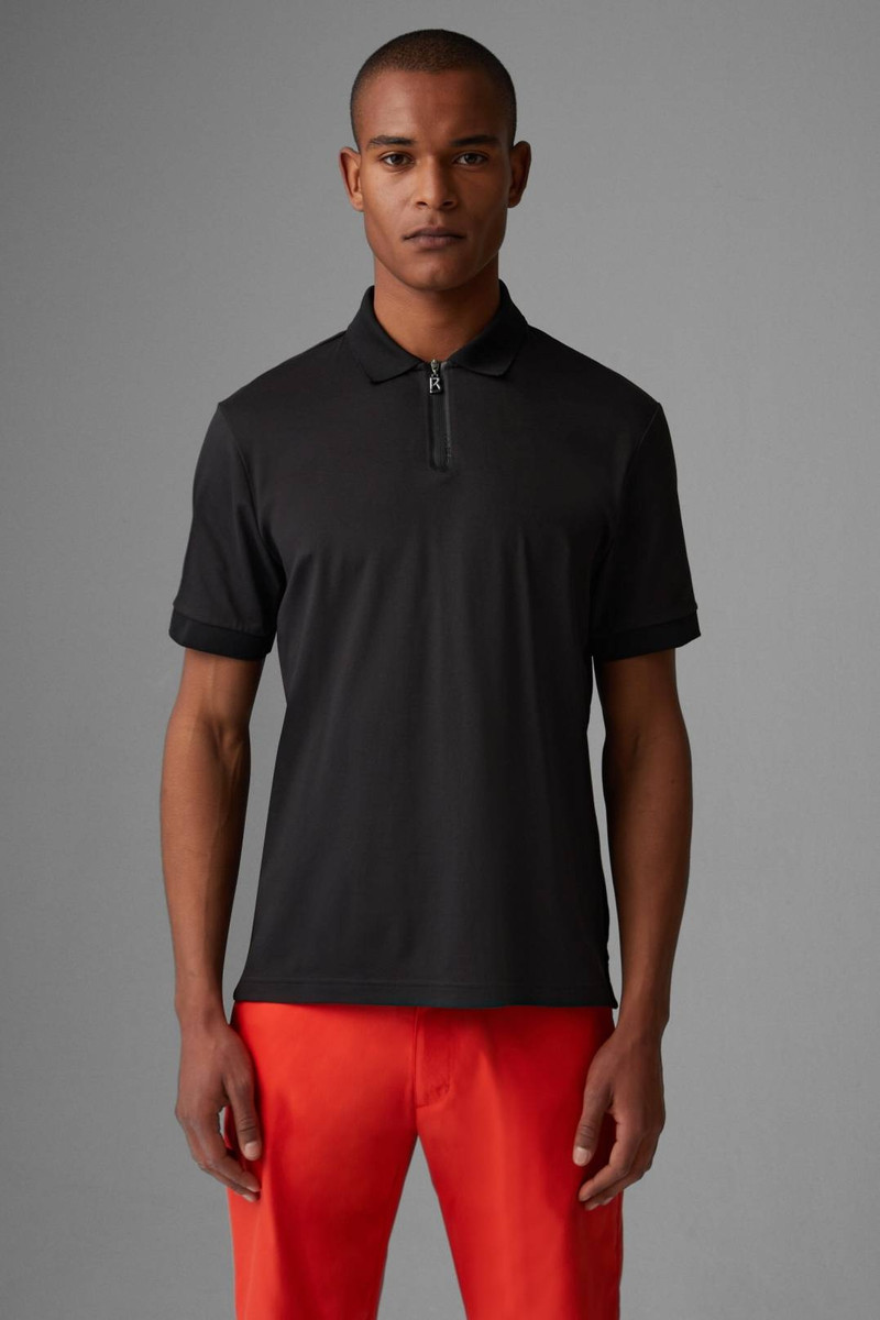 NORAN FUNCTIONAL POLO SHIRT IN BLACK 2