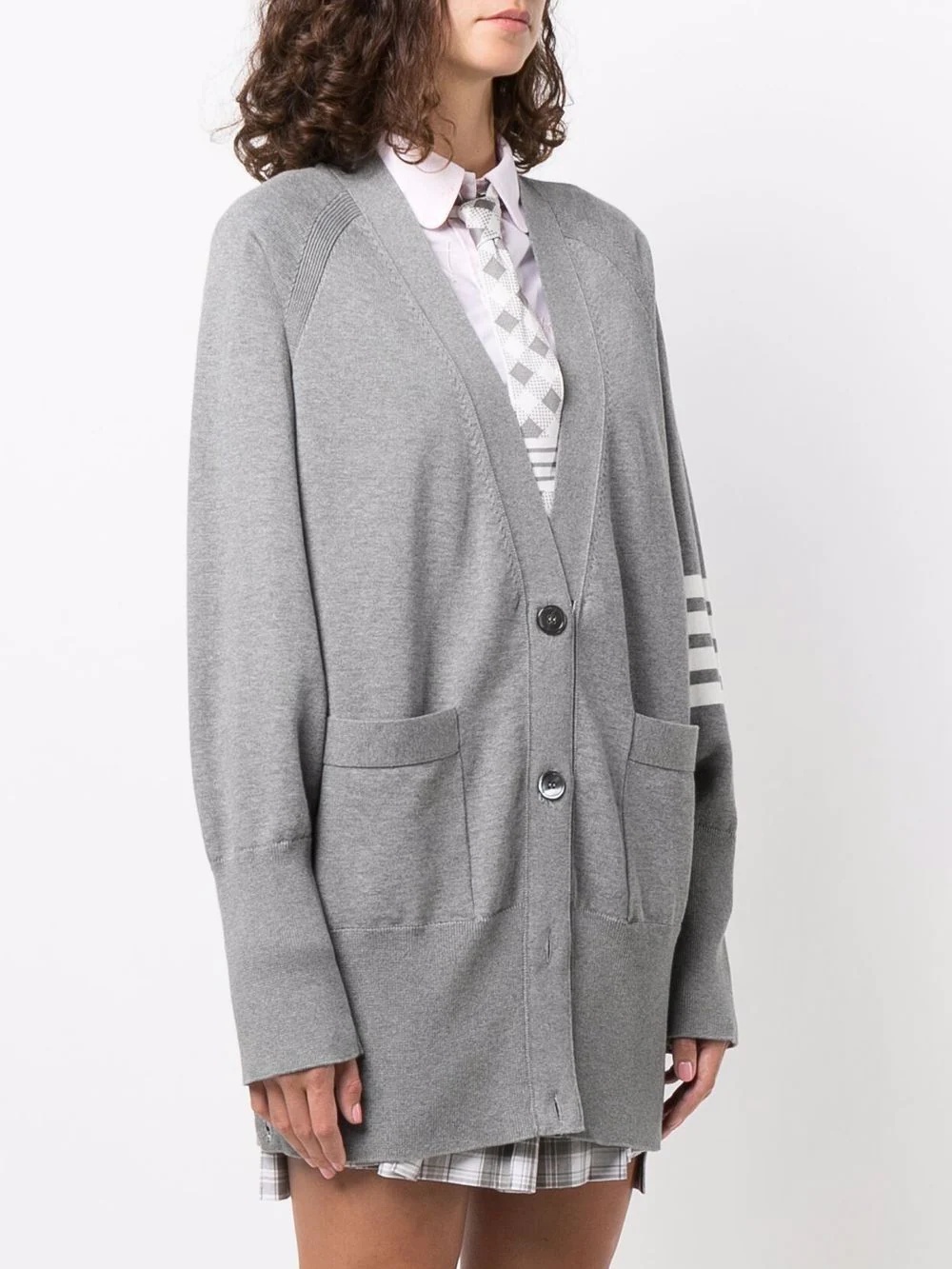 4-Bar knitted cardigan - 3