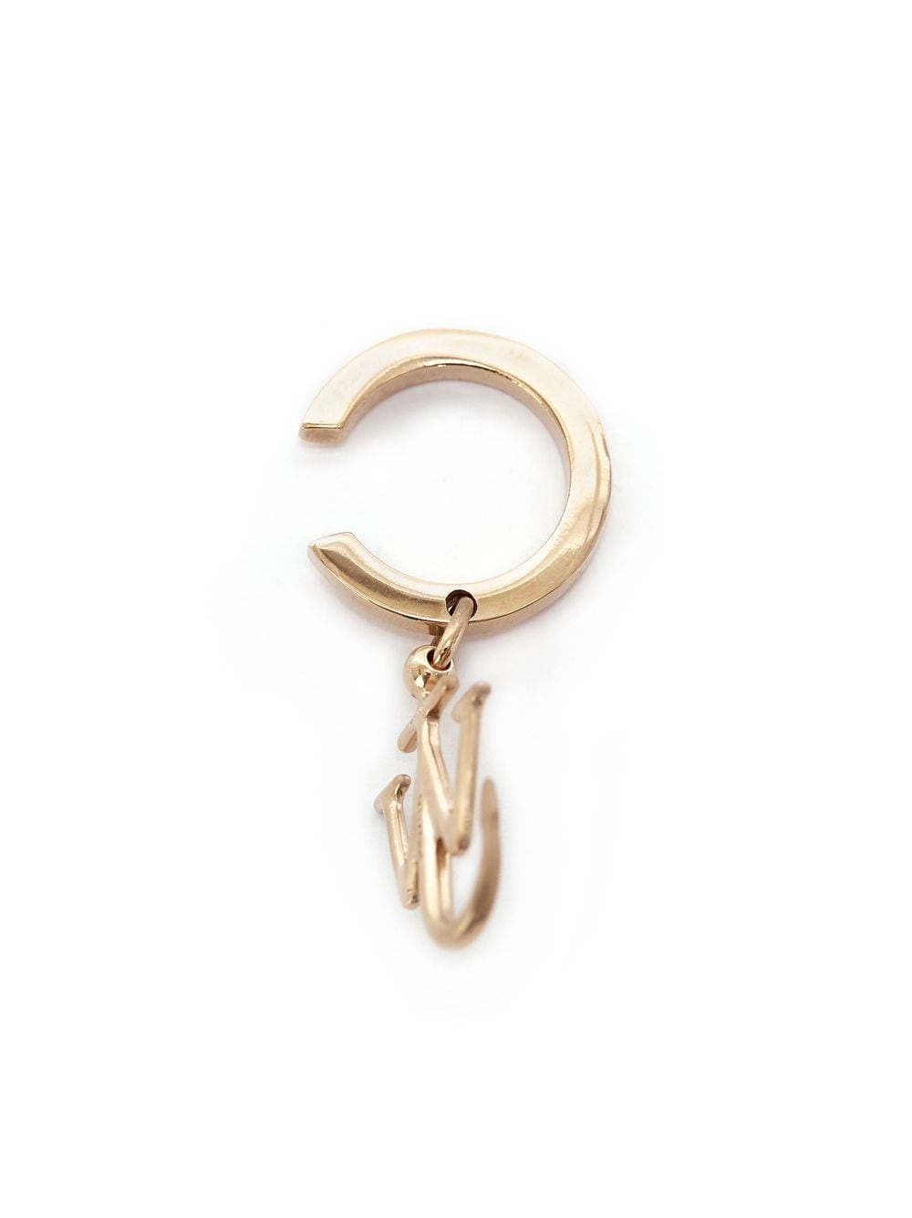 JW-initials anchor logo ear cuff - 2