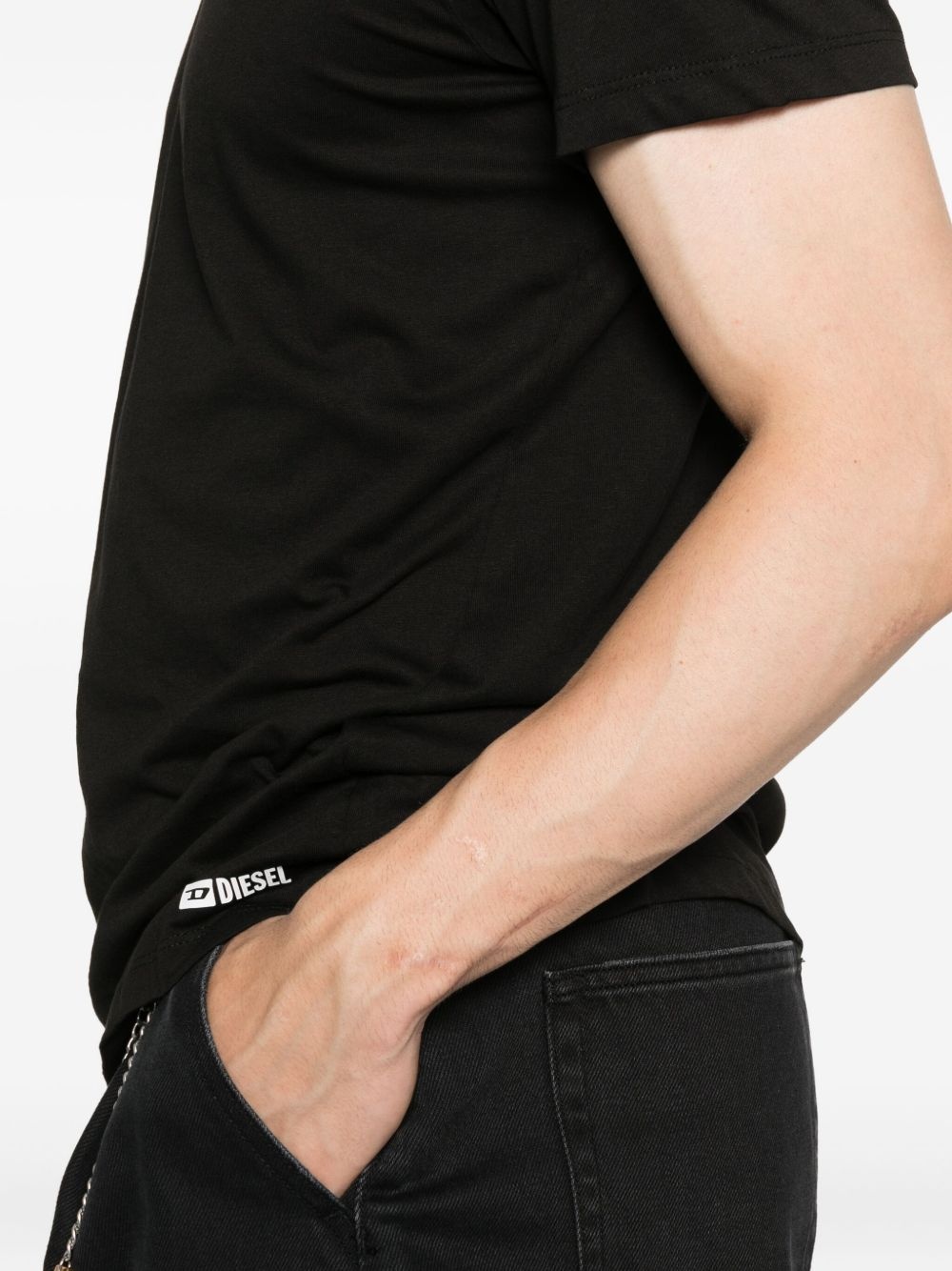 randal-d-box crew-neck T-shirt - 4