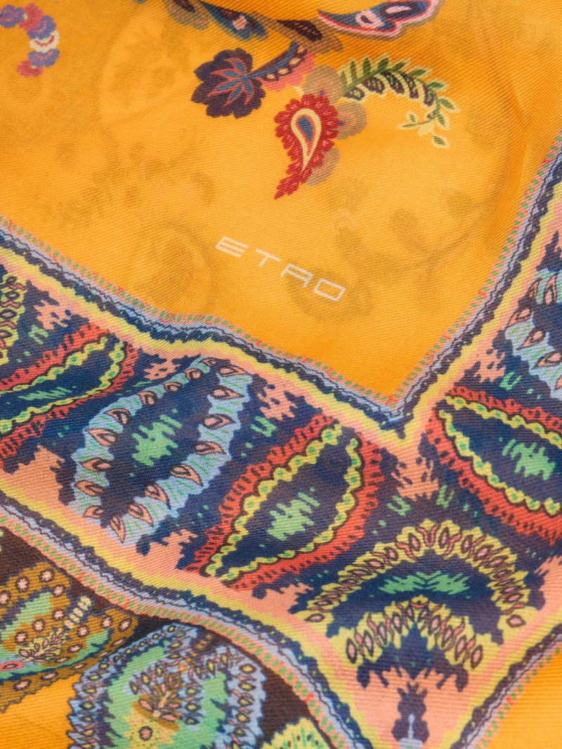 Etro floral paisley scarf outlook