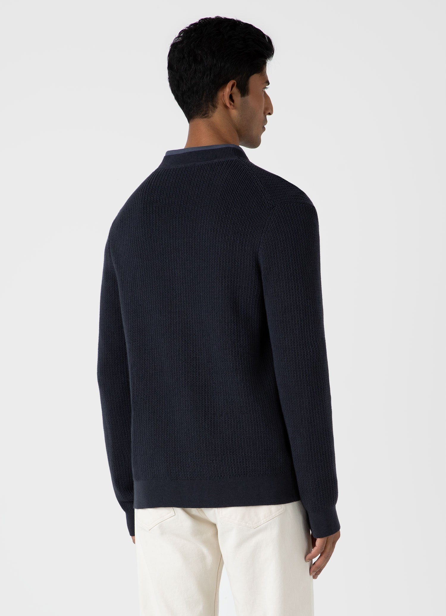 Textured Knit Cardigan - 6