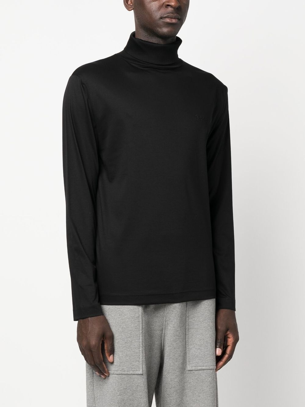 roll-neck long-sleeve T-shirt - 3