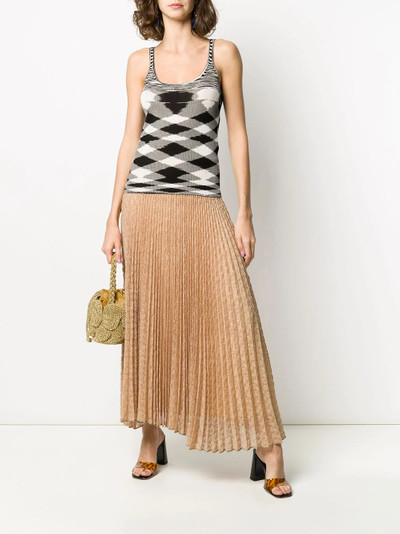 Missoni geometric pattern knit top outlook