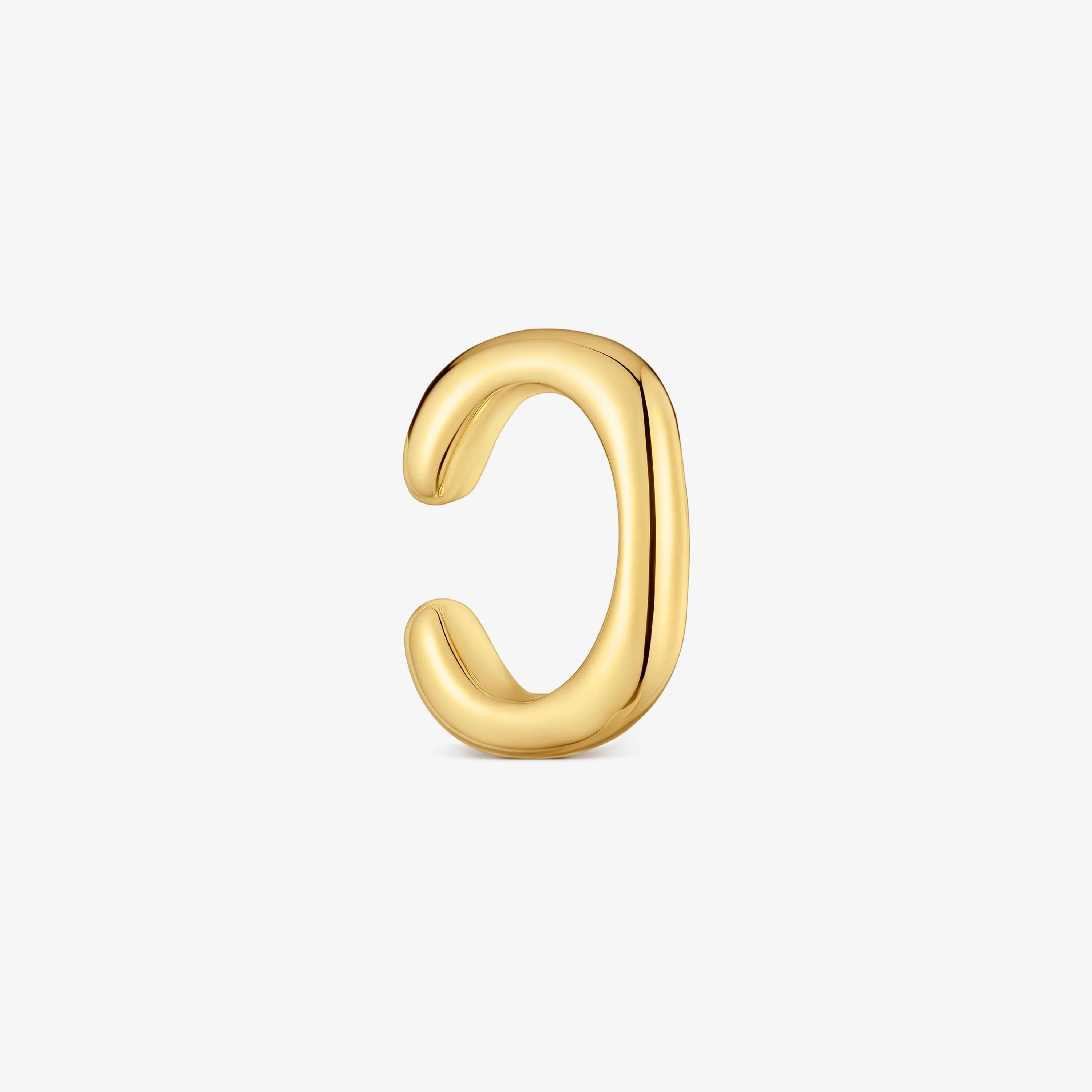 Earcuff with 18K gold vermeil Line - 1