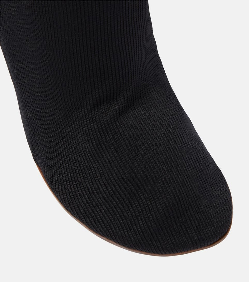 pointed sock-style boots 6