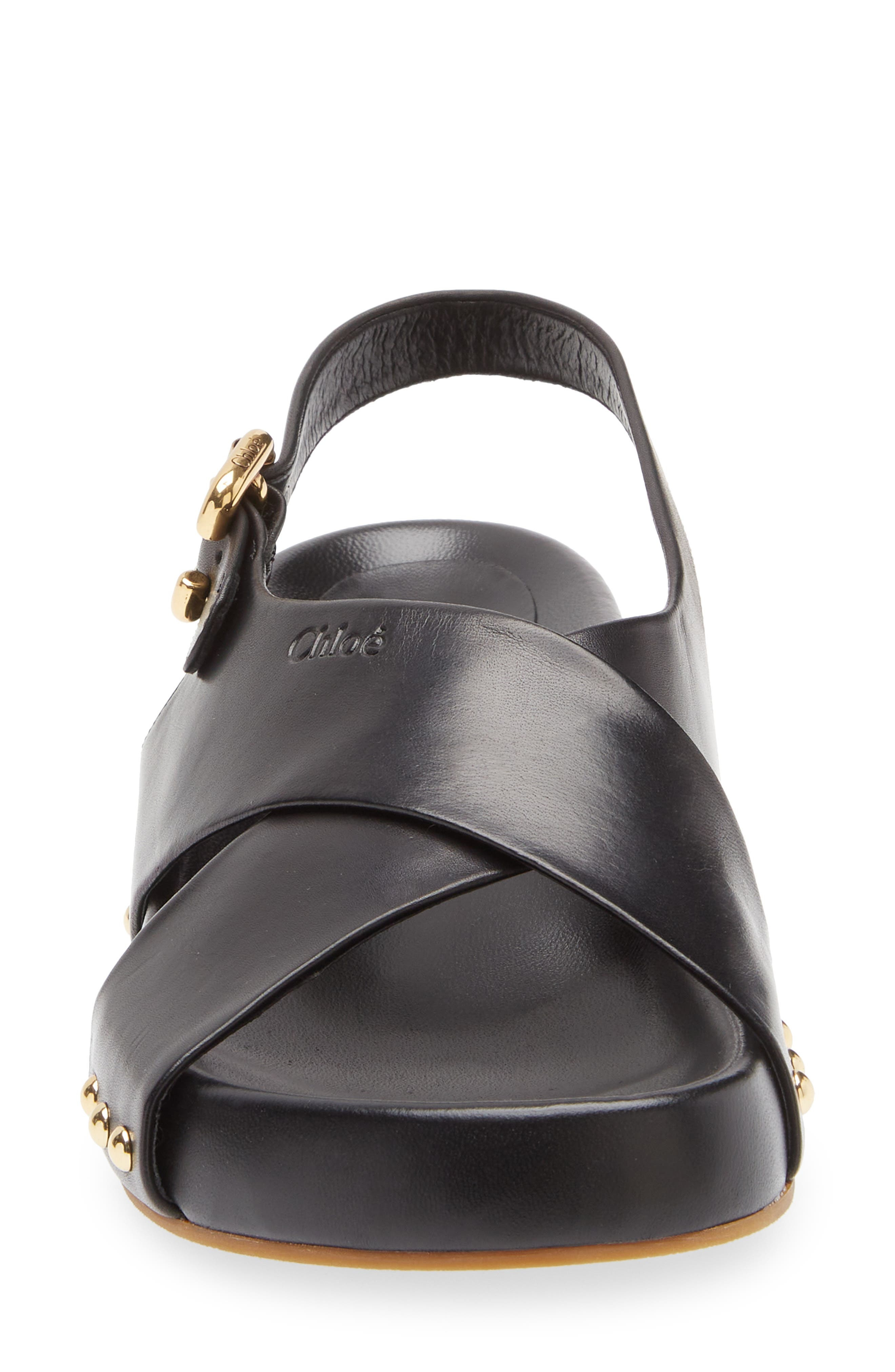 Chloé Mae Paddington Sandal in Black at Nordstrom - 4