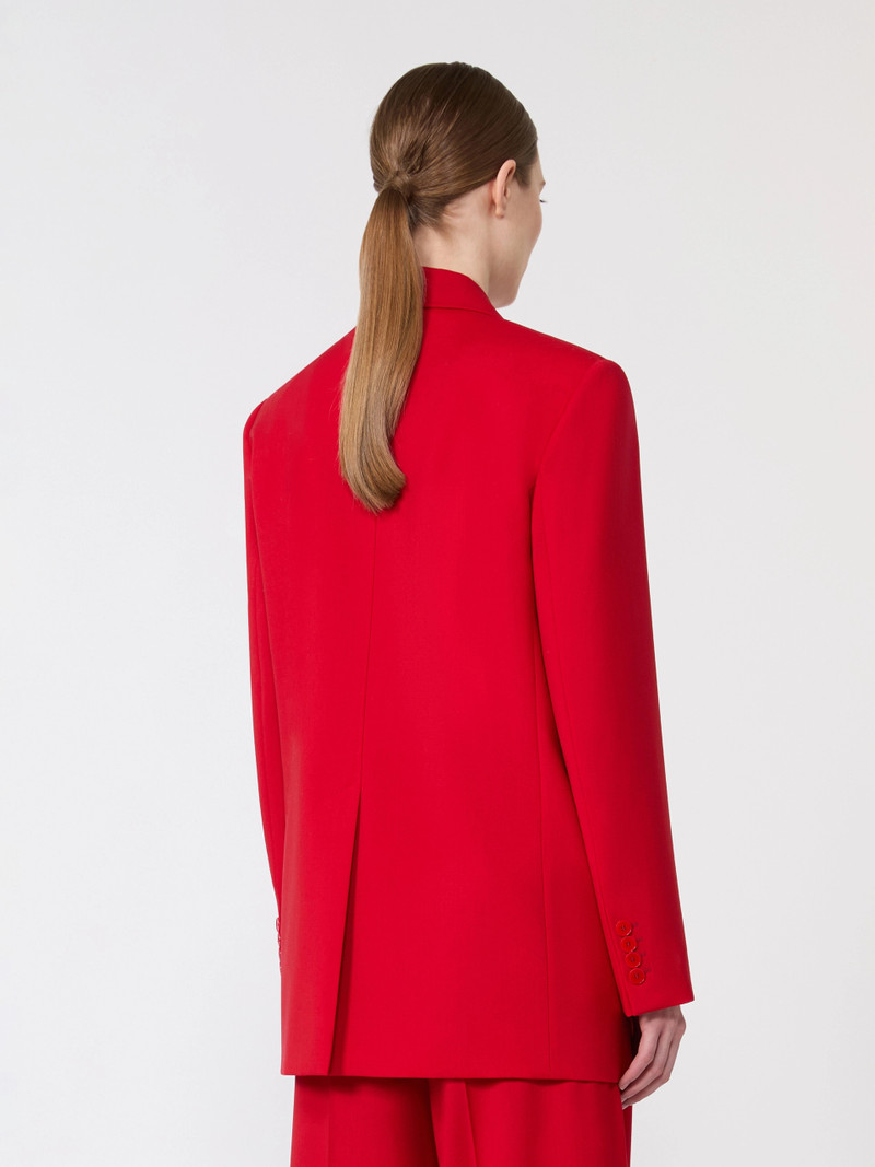 BALCO Single-breasted stretch wool blazer - RED 4