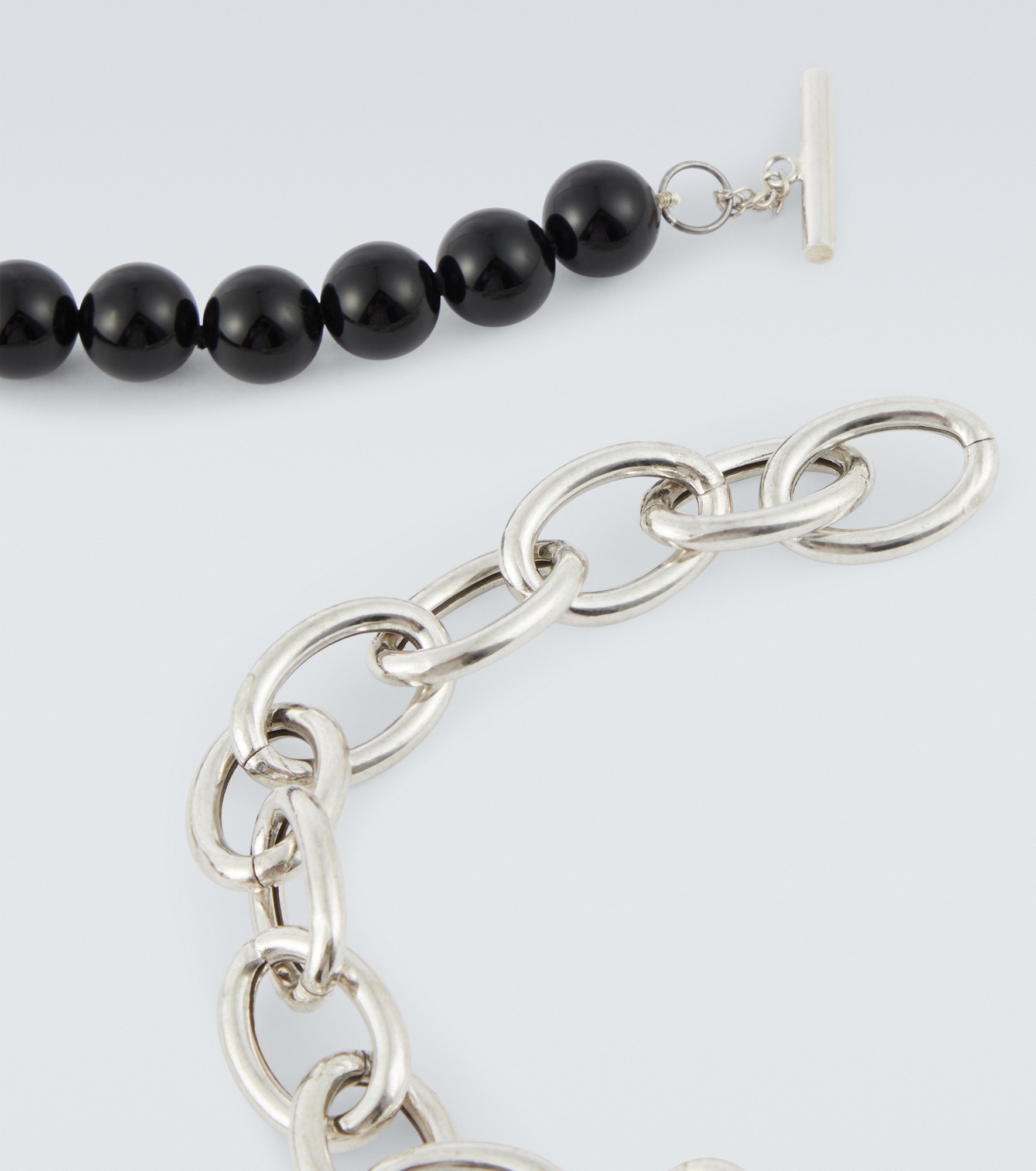 Beaded sterling silver necklace - 3