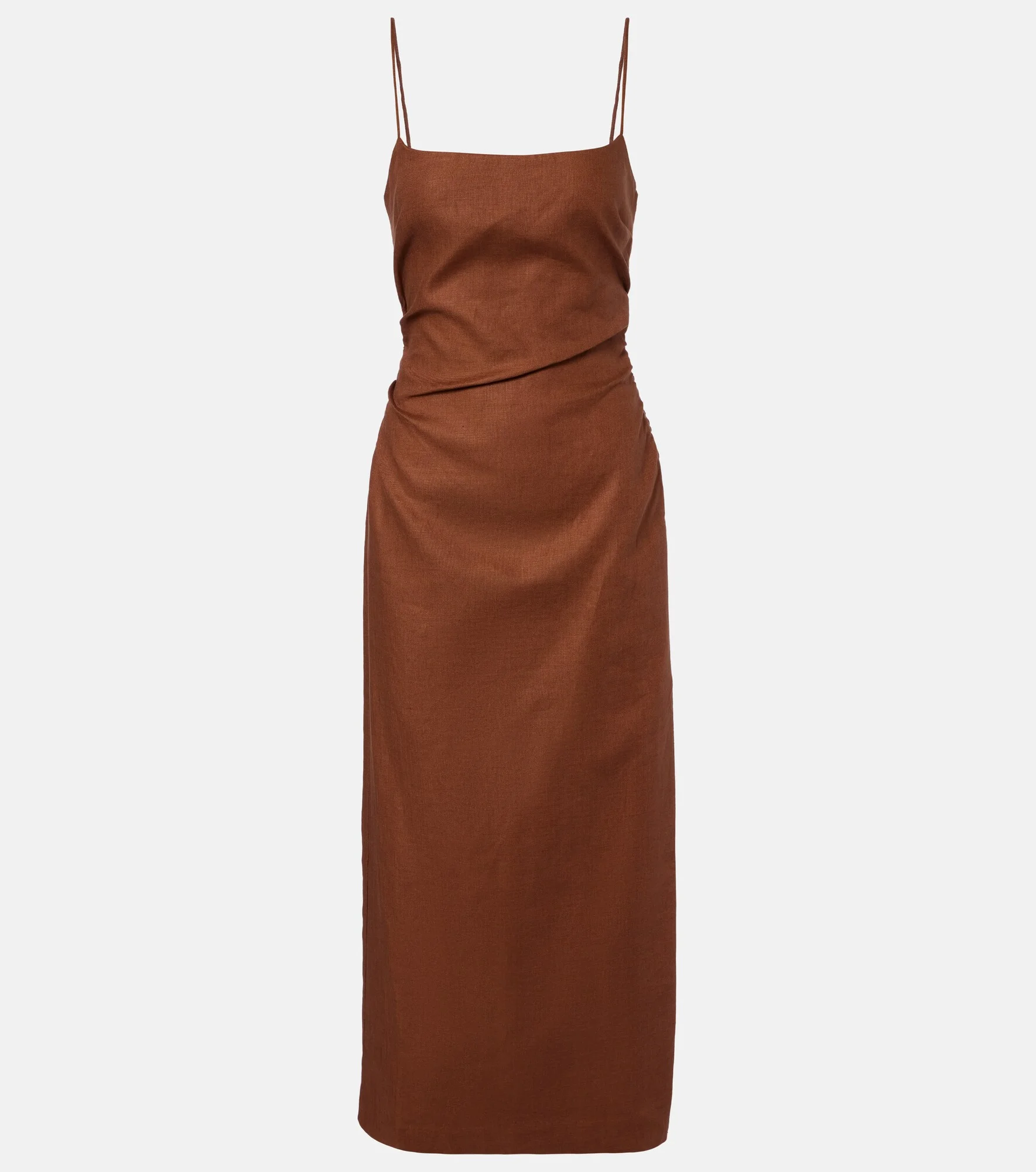 Linen midi dress - 1