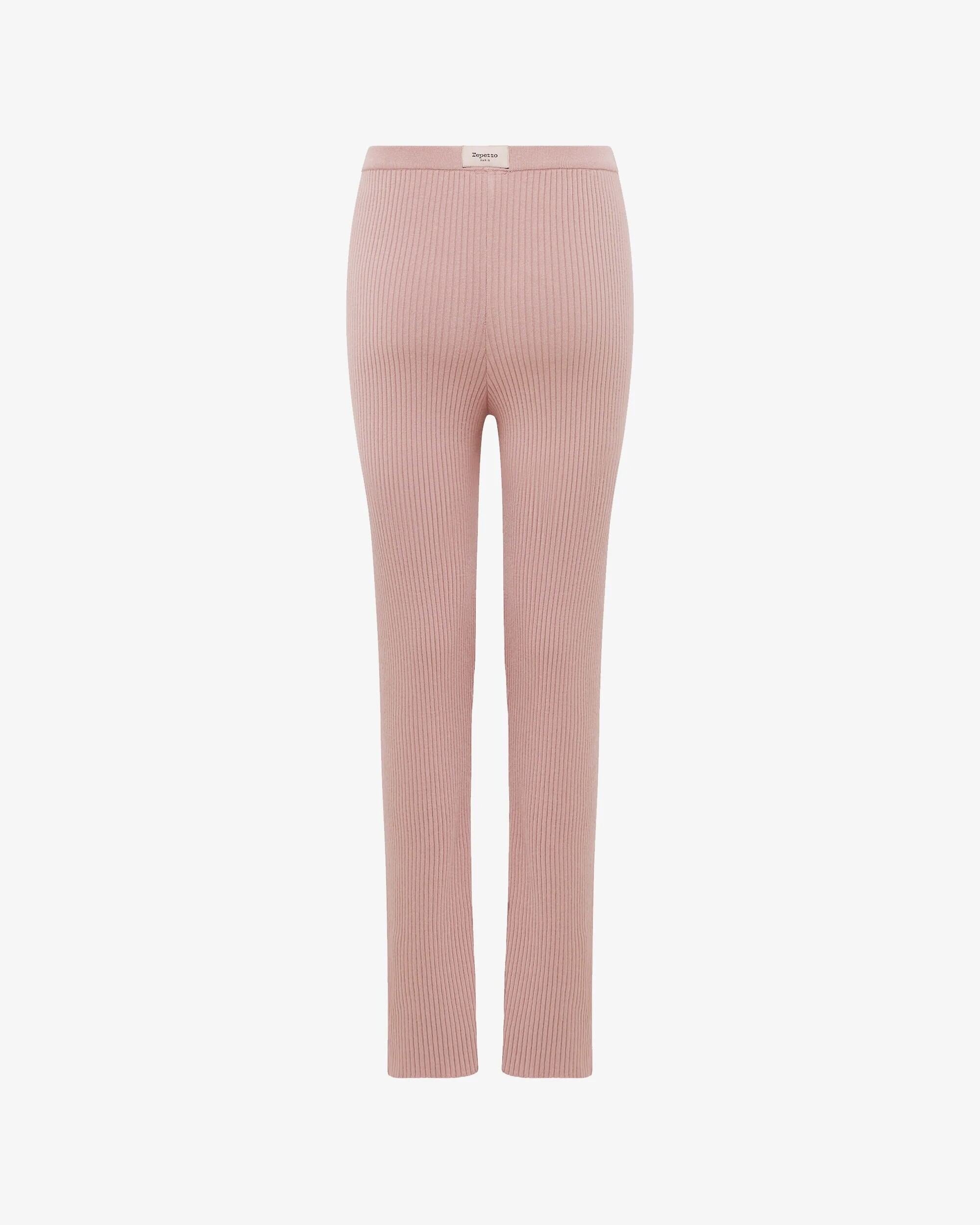RIB KNIT PANTS - 3