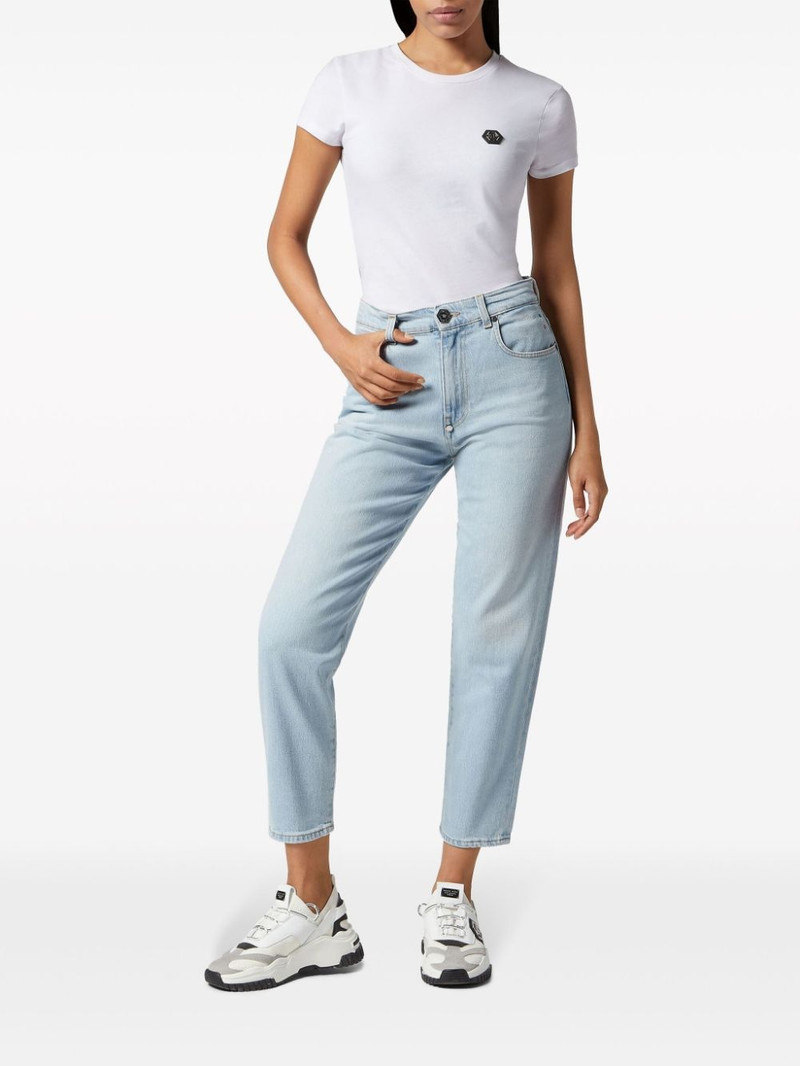 PHILIPP PLEIN high-rise straight-leg jeans outlook