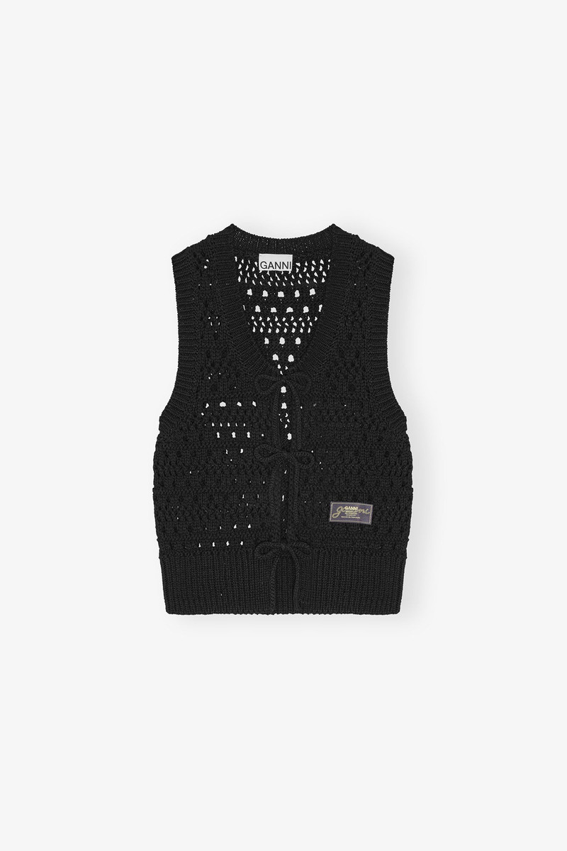 BLACK CROCHET 티셔츠 1