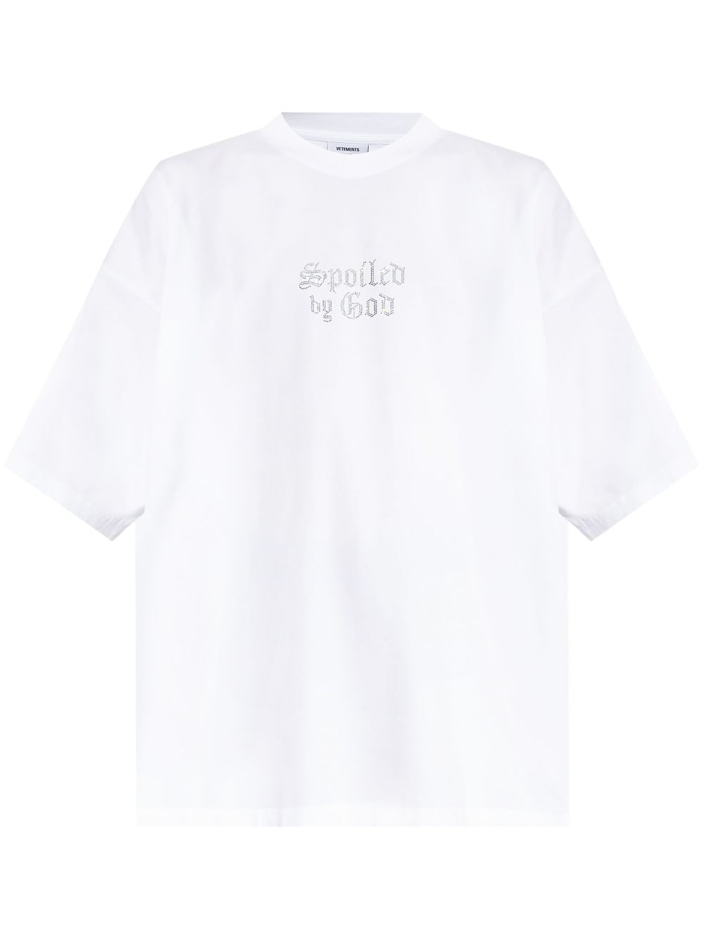 [VETEMENTS]「spoiled By God」Tシャツ White 'Spoiled By God' T-Shirt by VETEMENTS on Sale