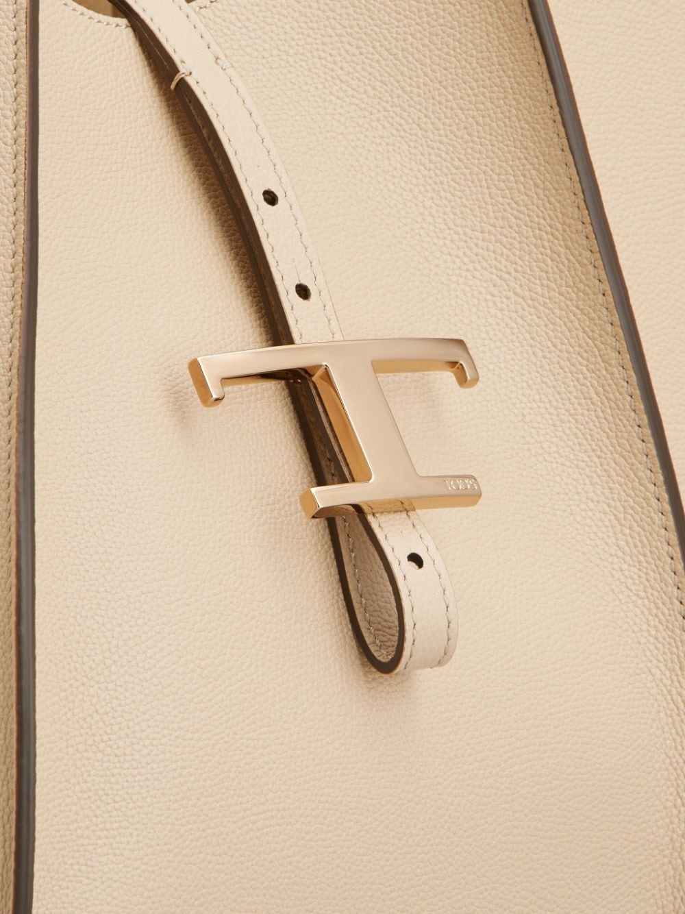 T Timeless leather tote bag - 5