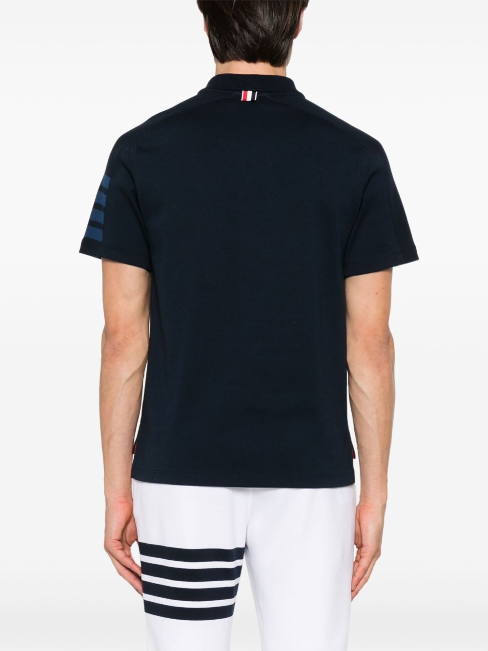 4-Bar stripe cotton polo shirt - 3
