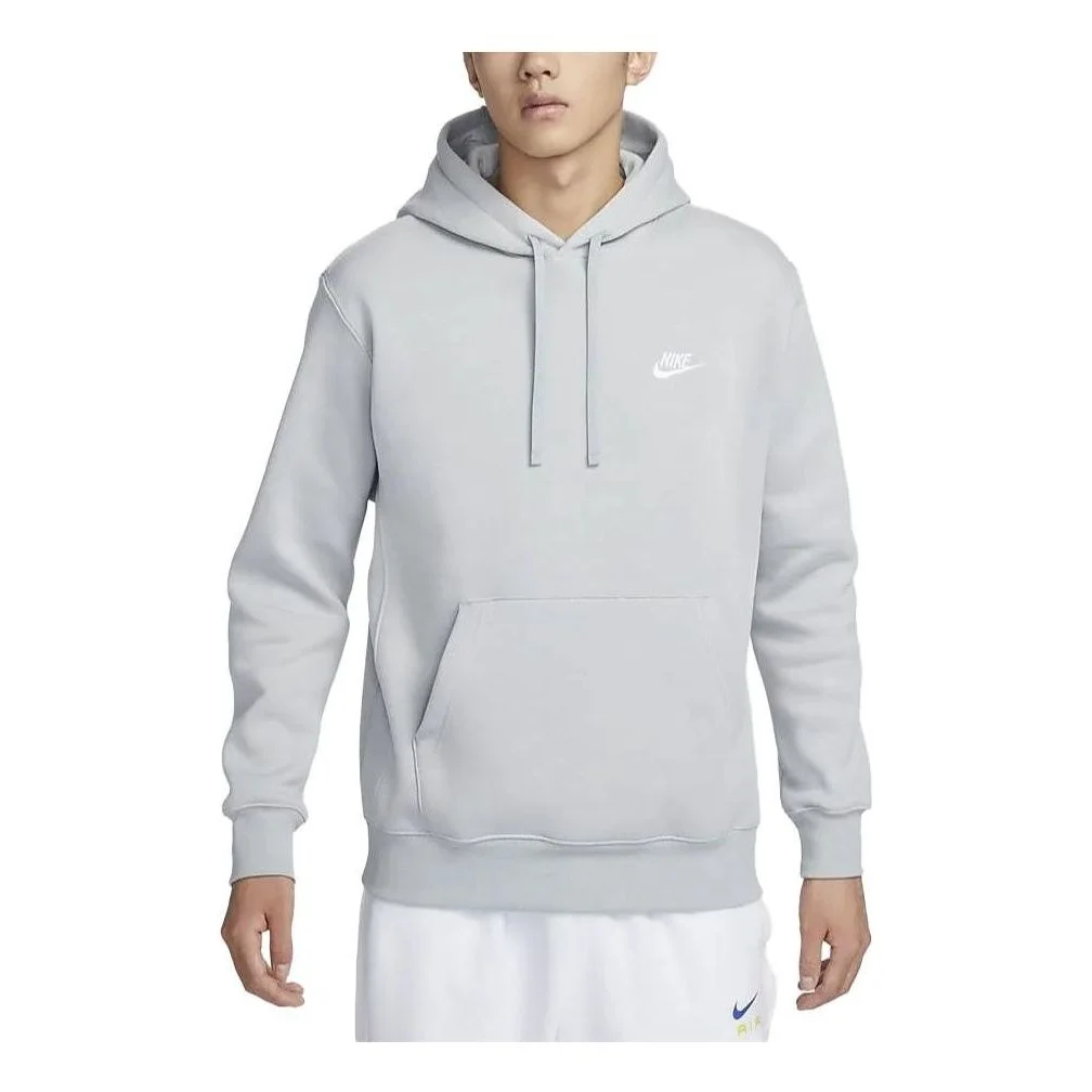 Nike Sportswear Club Fleece Pullover Hoodie 'Grey' BV2655-077 - 1