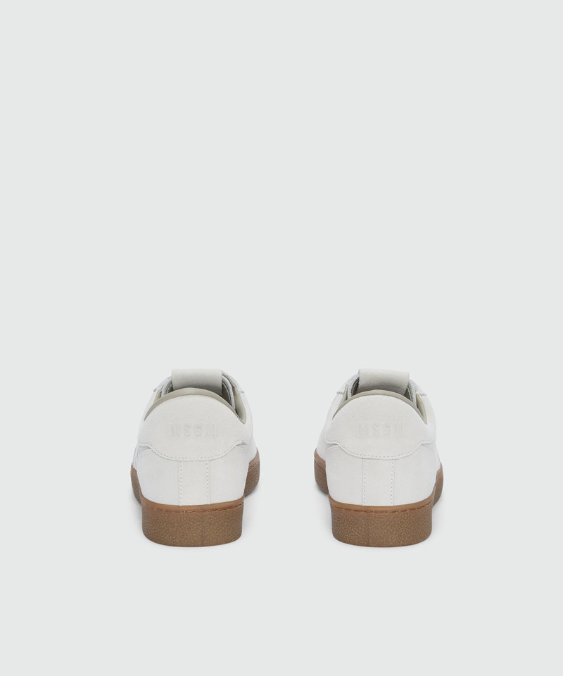 MSGM Off-white Retro Trainer suede sneakers outlook