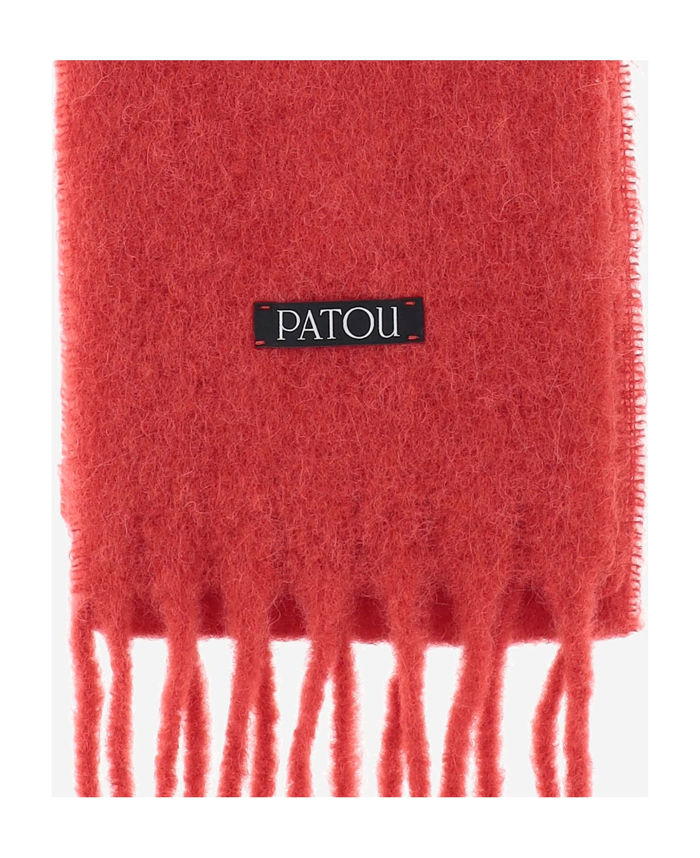 Wool Blend Long Fringe Scarf - 2