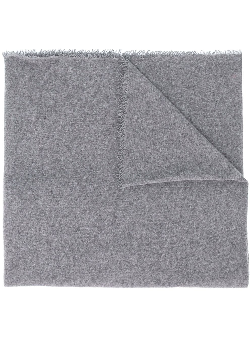 plain cashmere scarf - 1