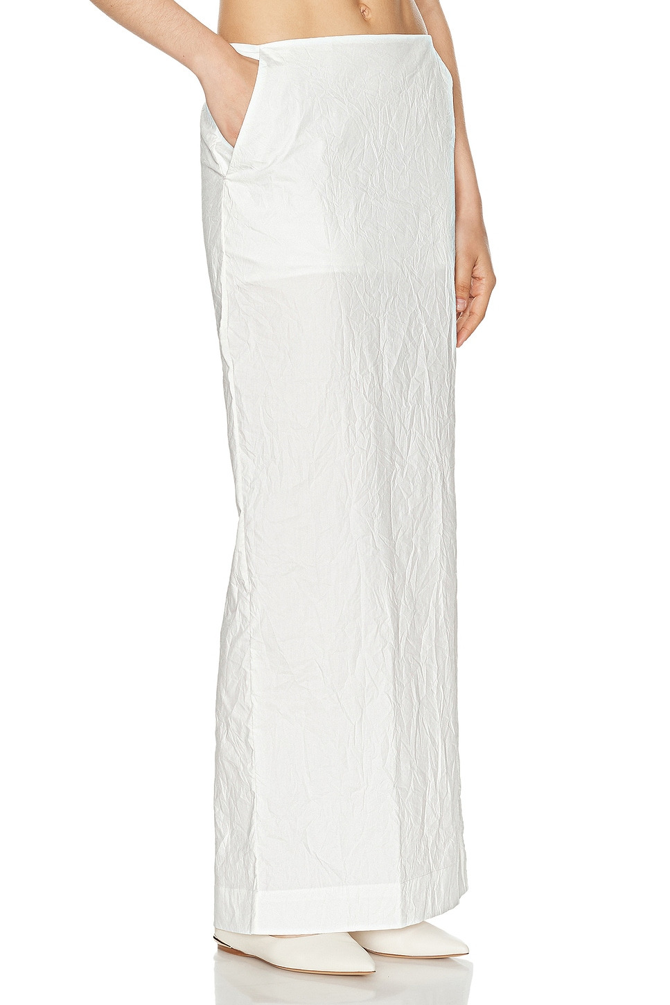 Crinkle Maxi Skirt - 2
