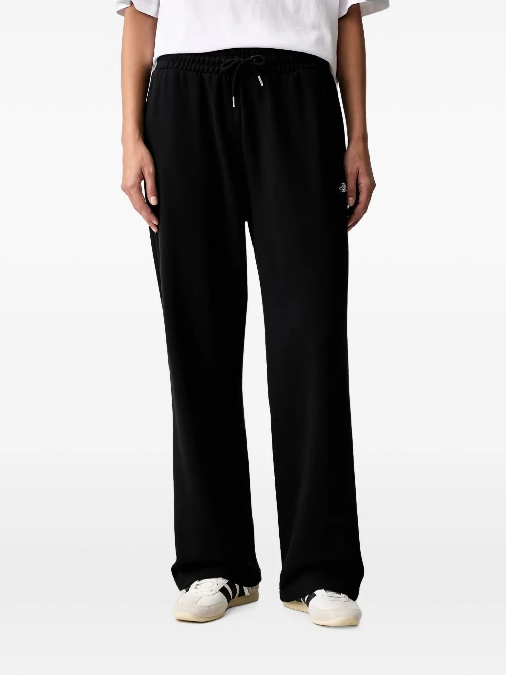 logo-embroidered drawstring track pants - 1