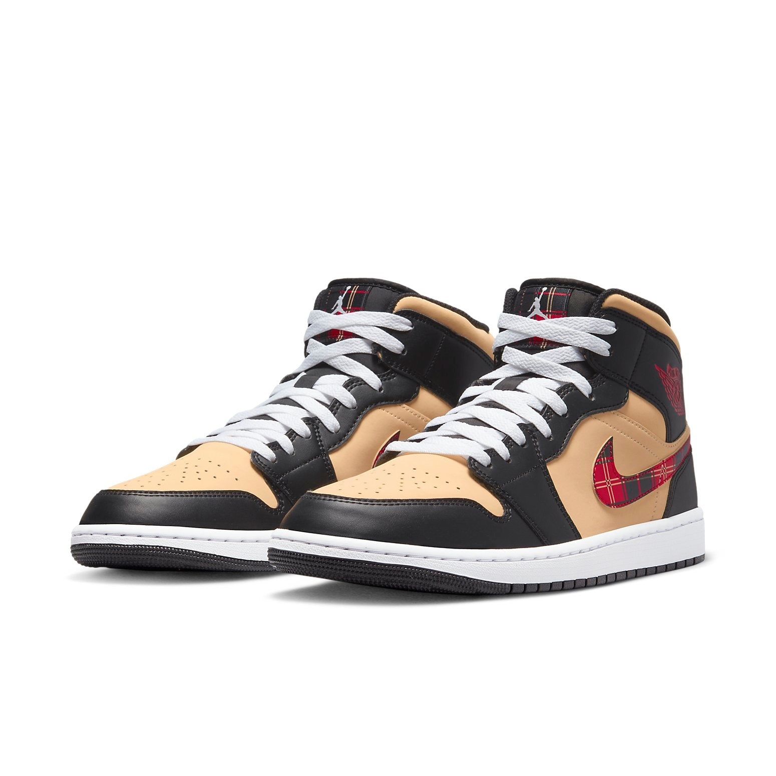 Air Jordan 1 Mid SE 'Tartan Swoosh' DZ5329-001 - 3