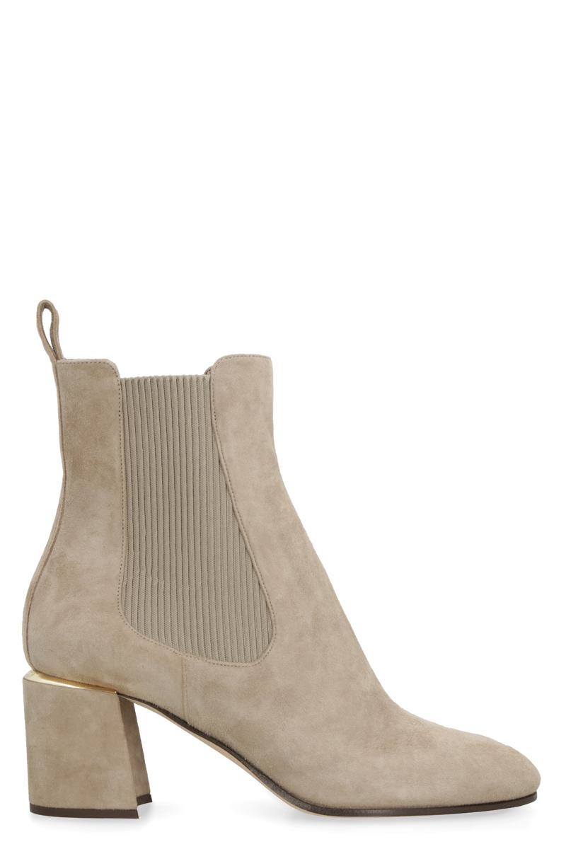 JIMMY CHOO THE SALLY 65 SUEDE CHELSEA BOOTS - 1