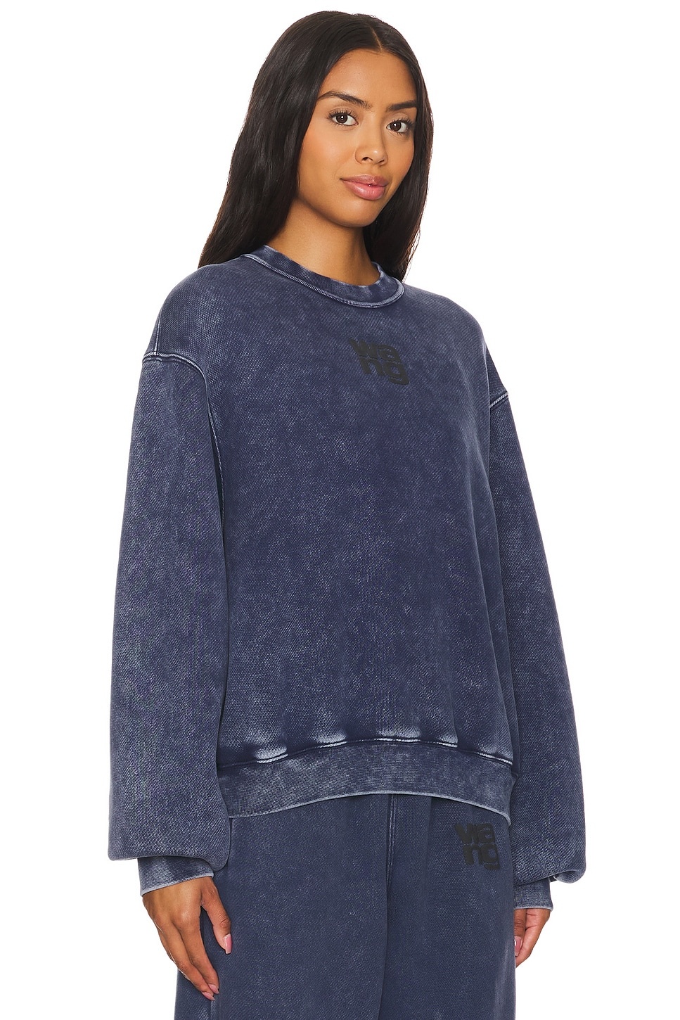 Essential Terry Crew Sweatshirt W/ Puff Paint Logo - 2