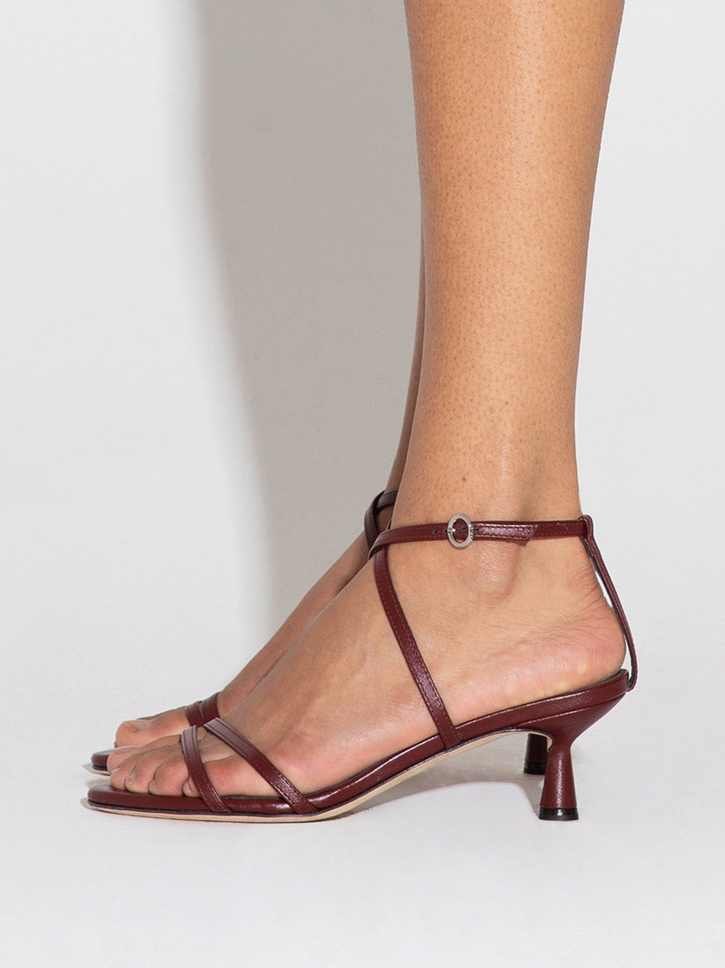 Maeve Leather Stiletto Sandals 6