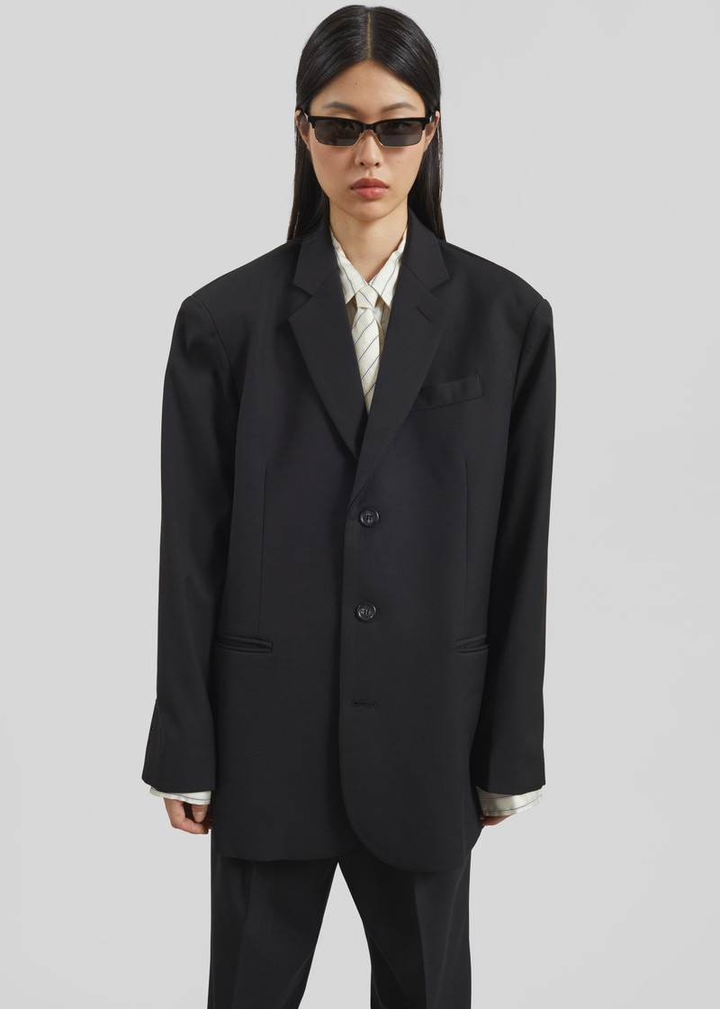 Gelso Oversized Blazer - Black 5