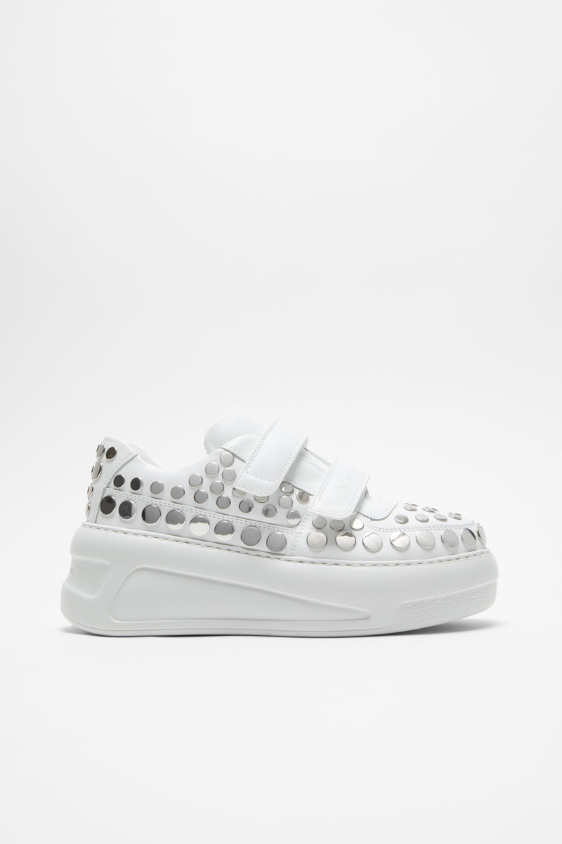 Velcro strap platform sneakers - Optic White 1