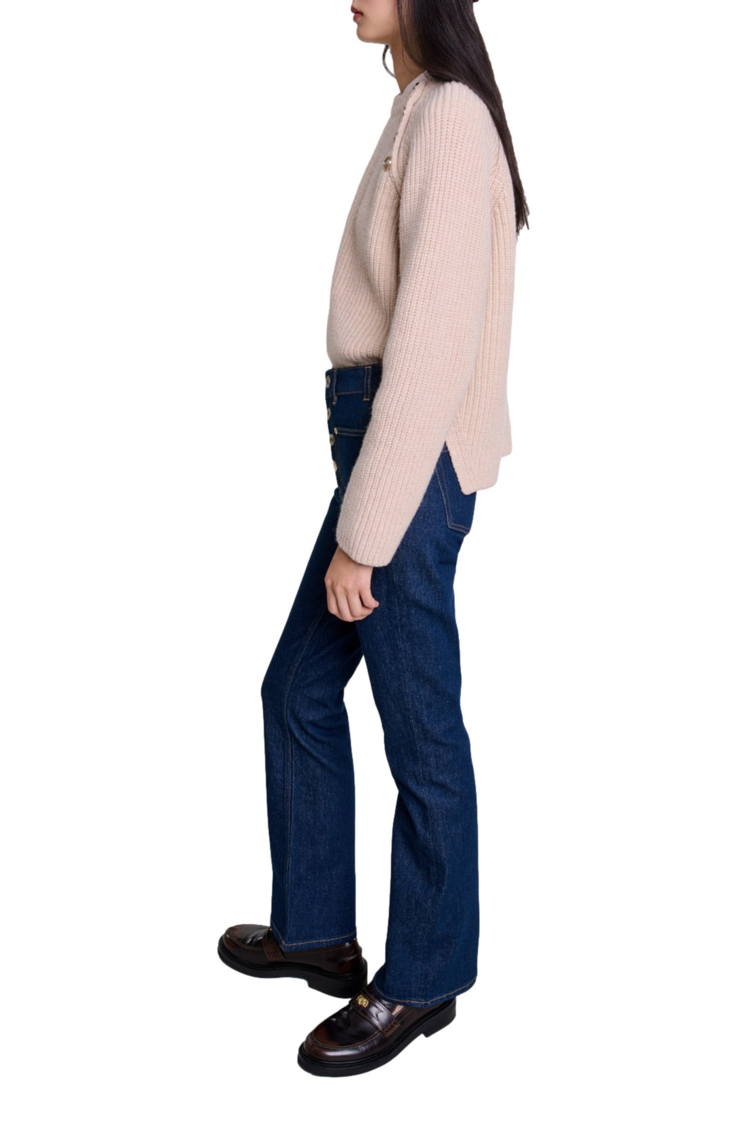 maje Denim jeans with pockets in Dark Blue at Nordstrom - 9