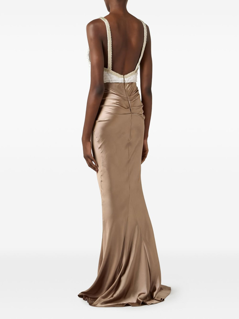 ruffled draped maxi dress 3