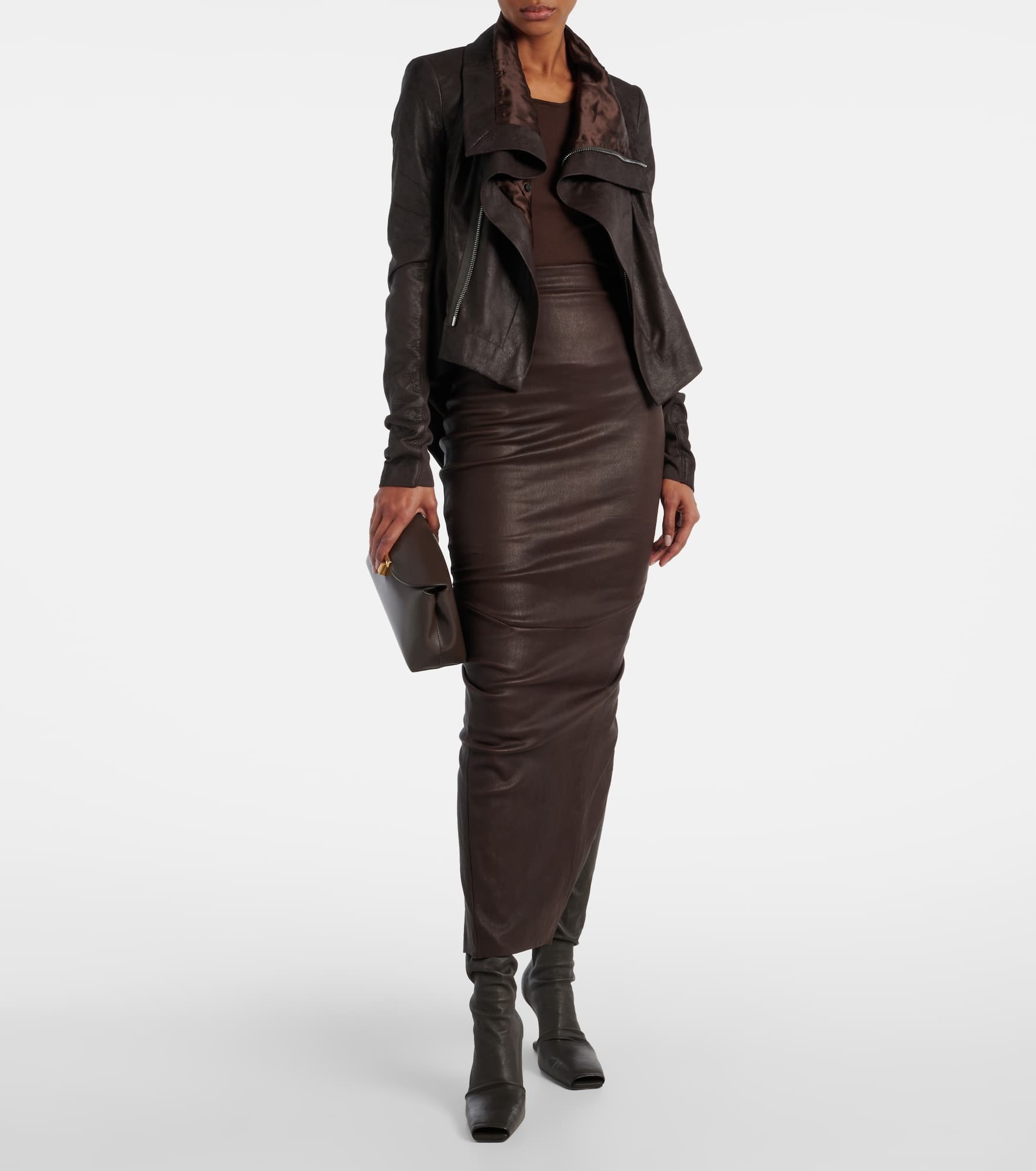 Naska leather biker jacket - 2