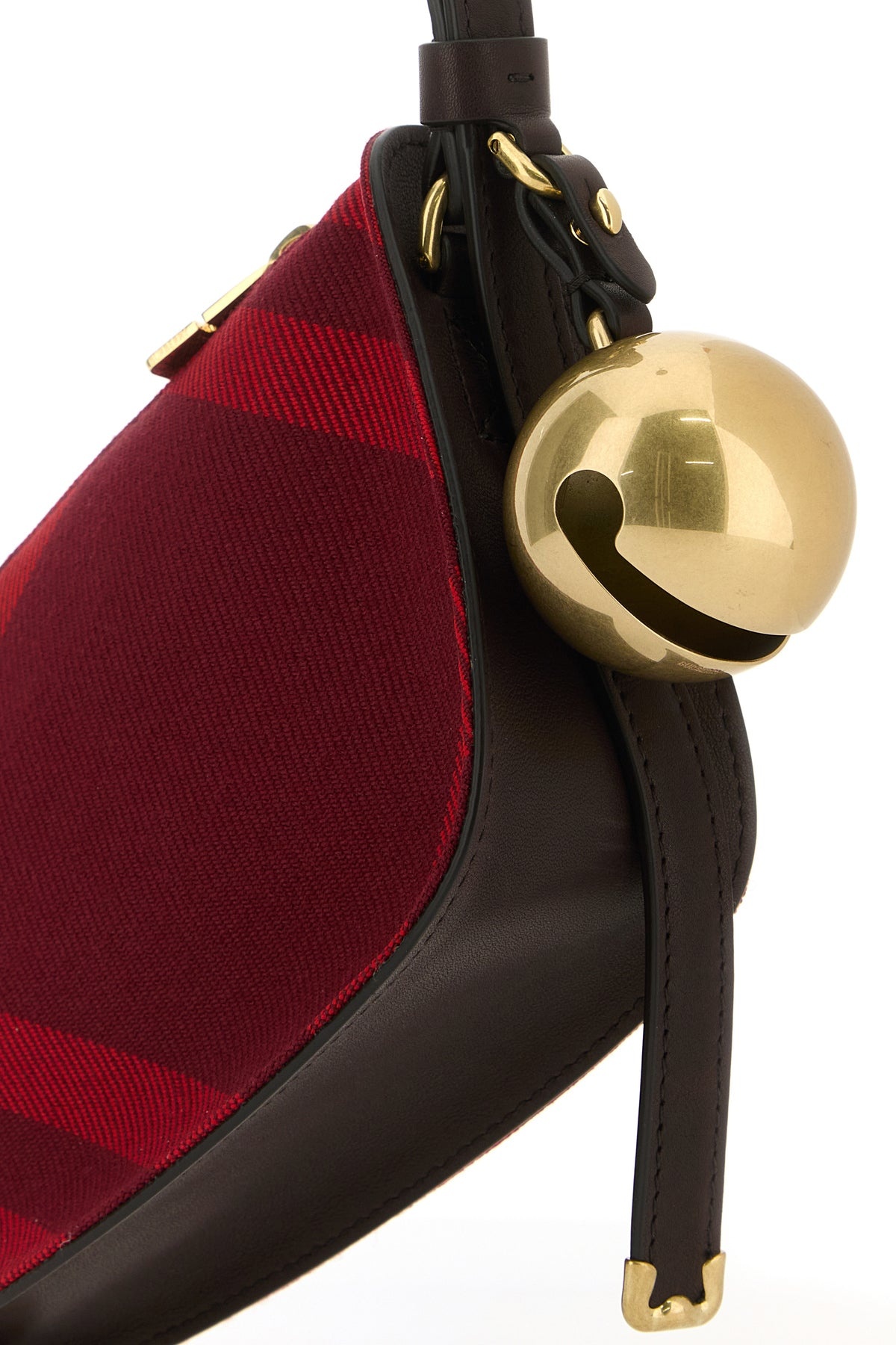 Embroidered canvas mini Shield shoulder bag - 4
