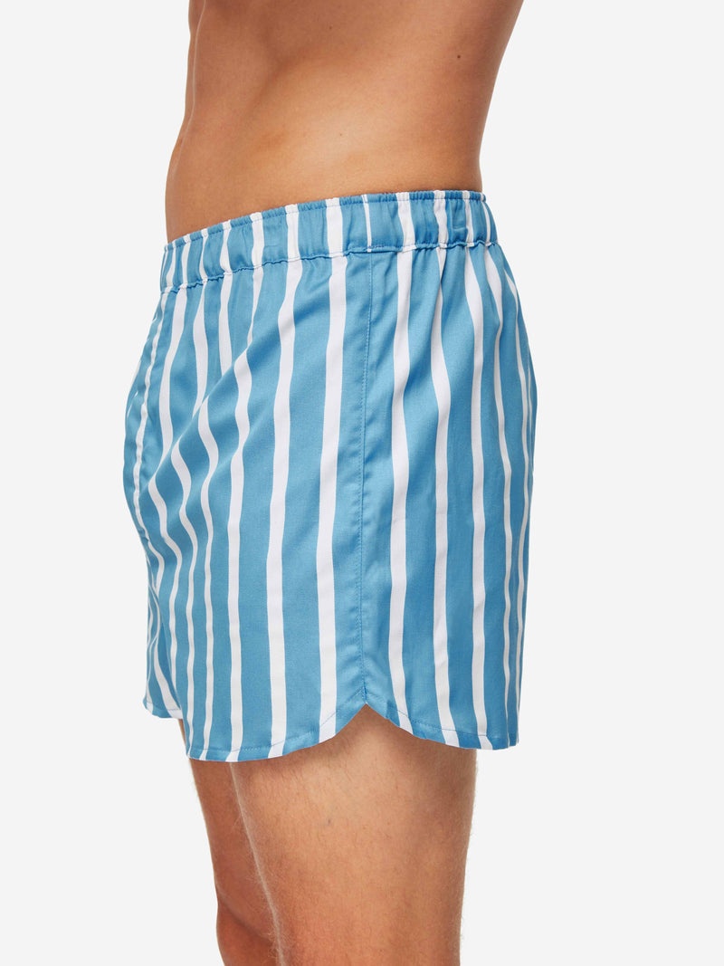 Men's Modern Fit Boxers Royal 219 Cotton Blue - 7